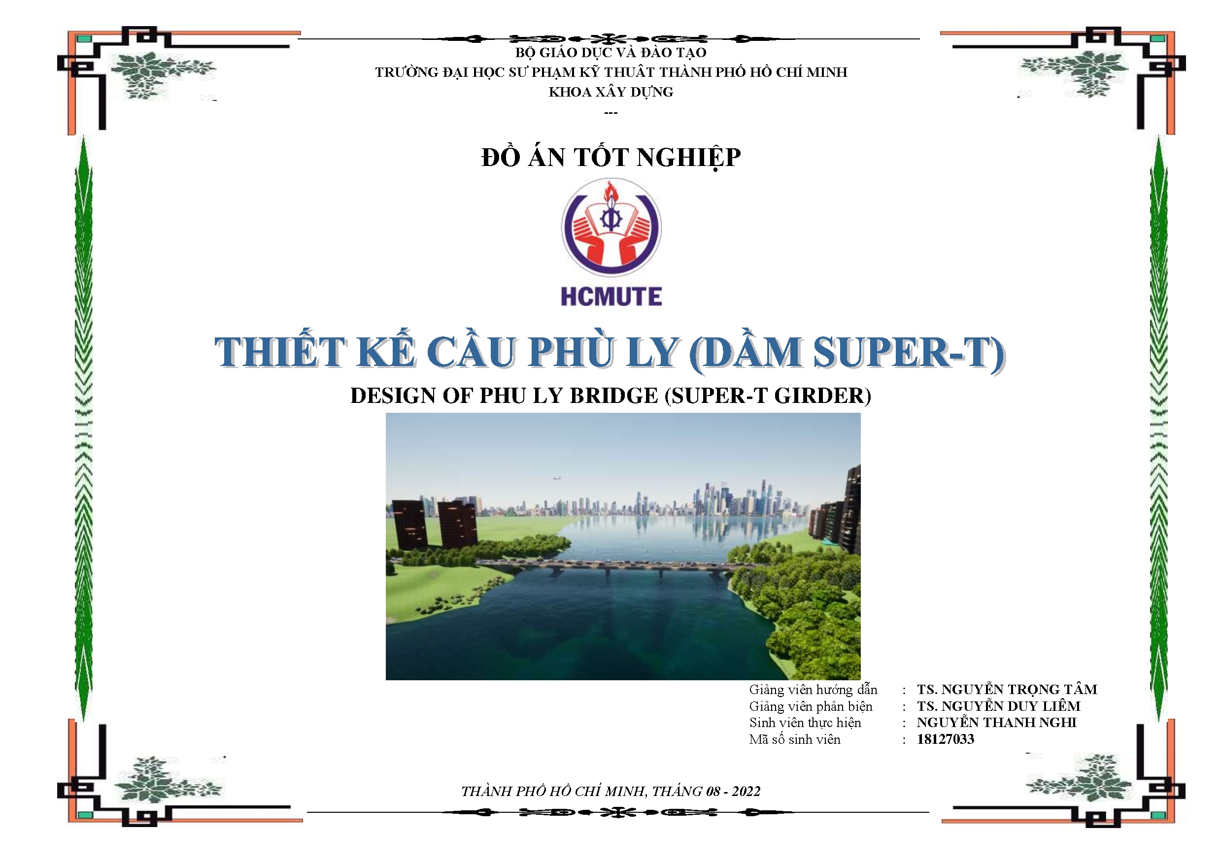 Đồ án tốt nghiệp - Thiết kế cầu Phù Ly (Dầm super - T)