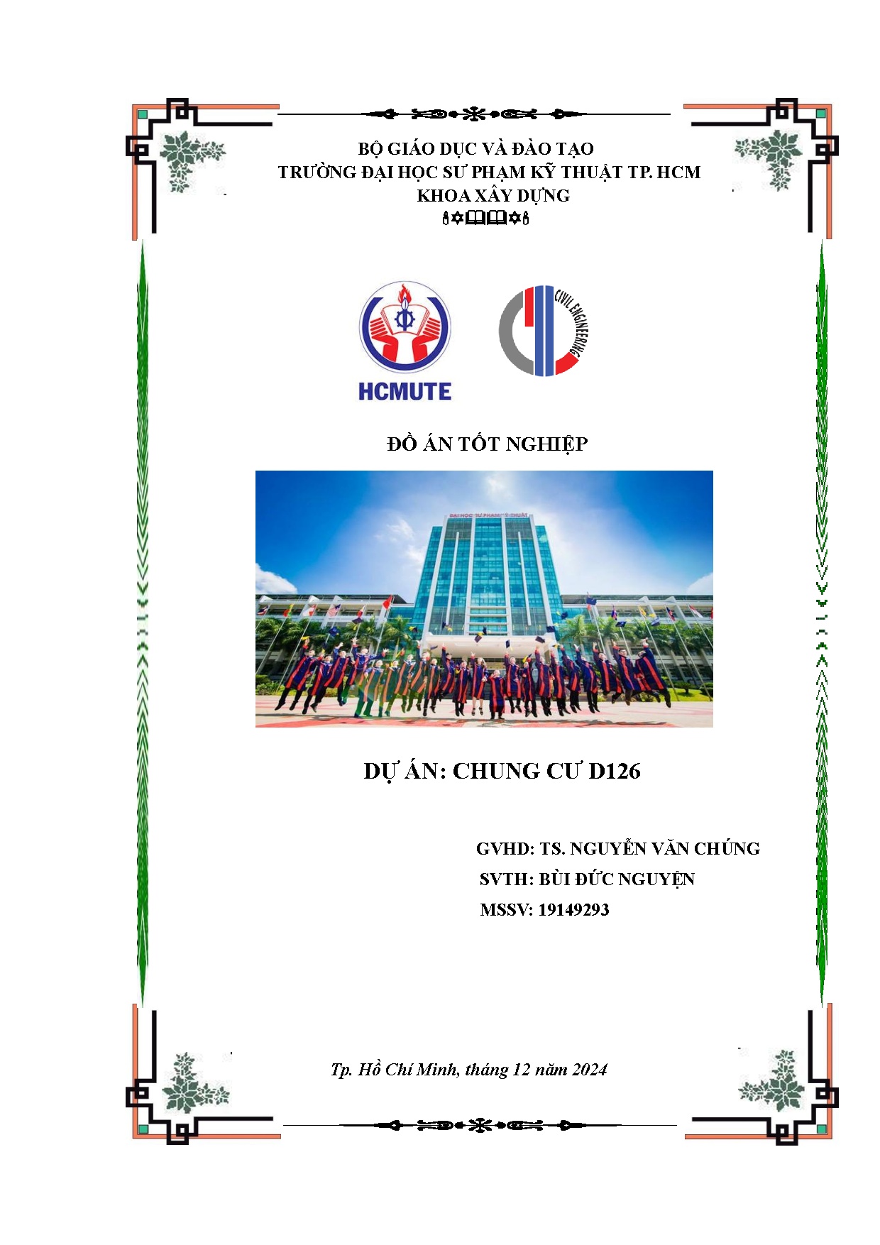 Đồ án tốt nghiệp - Chung cư D126