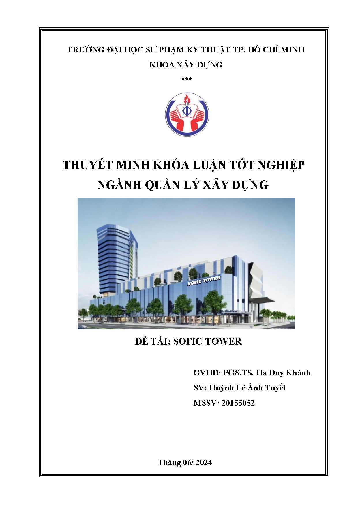 Đồ án tốt nghiệp - Sofic tower