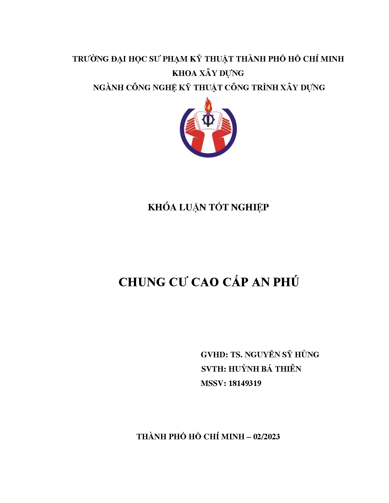 Đồ án tốt nghiệp - Chung cư cao cấp An Phú