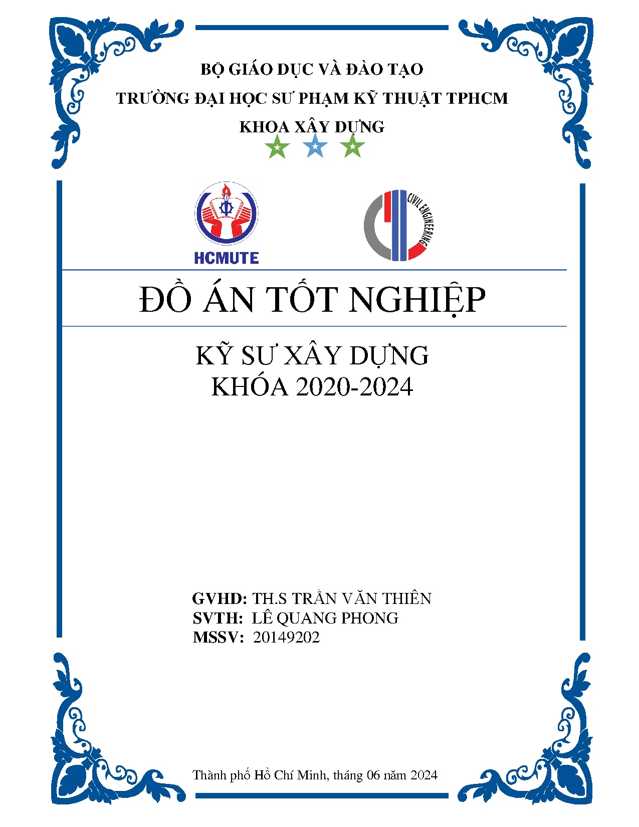 Đồ án tốt nghiệp - Chung cư Gold sea