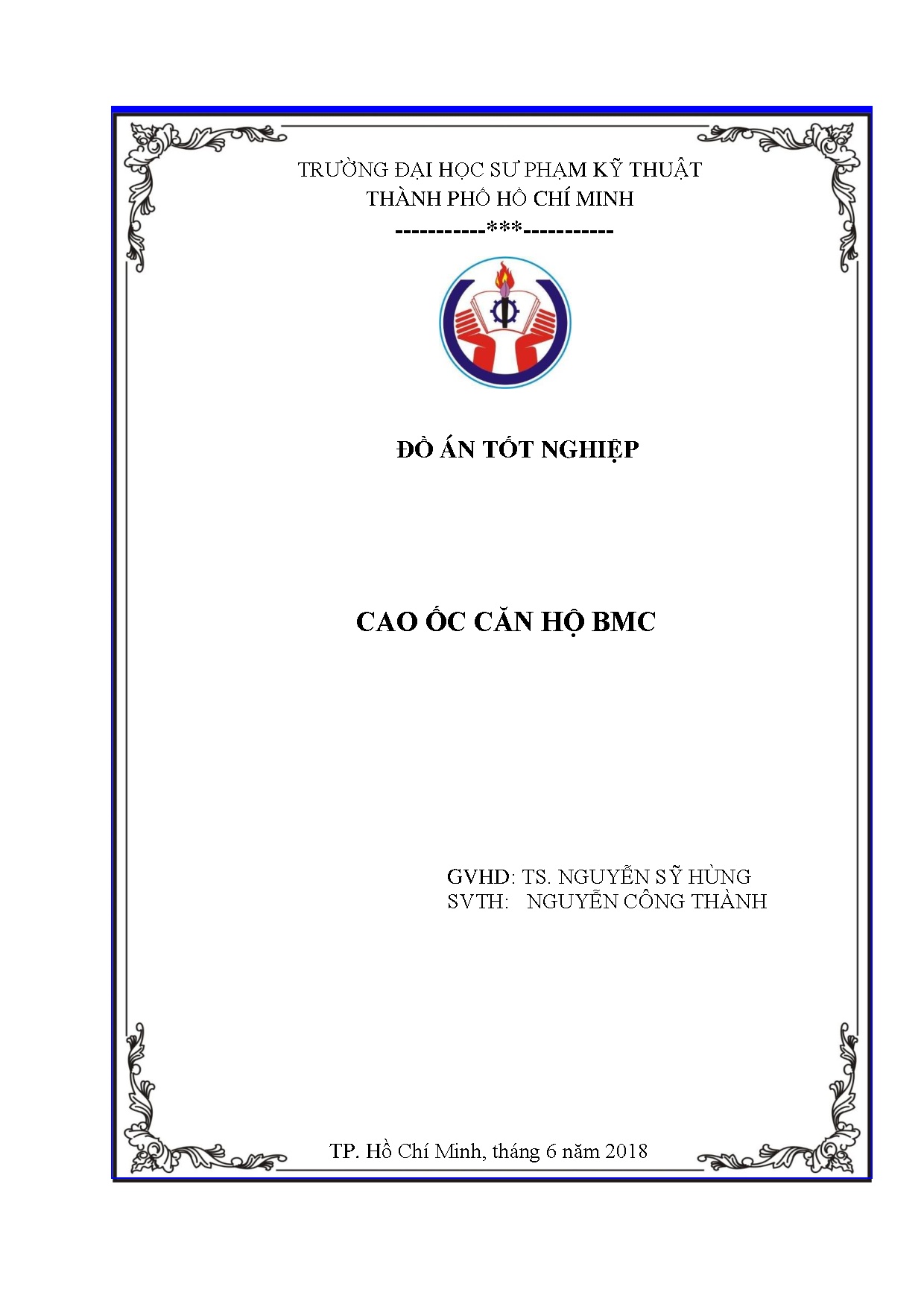 Đồ án tốt nghiệp - Cao ốc căn hộ BMC