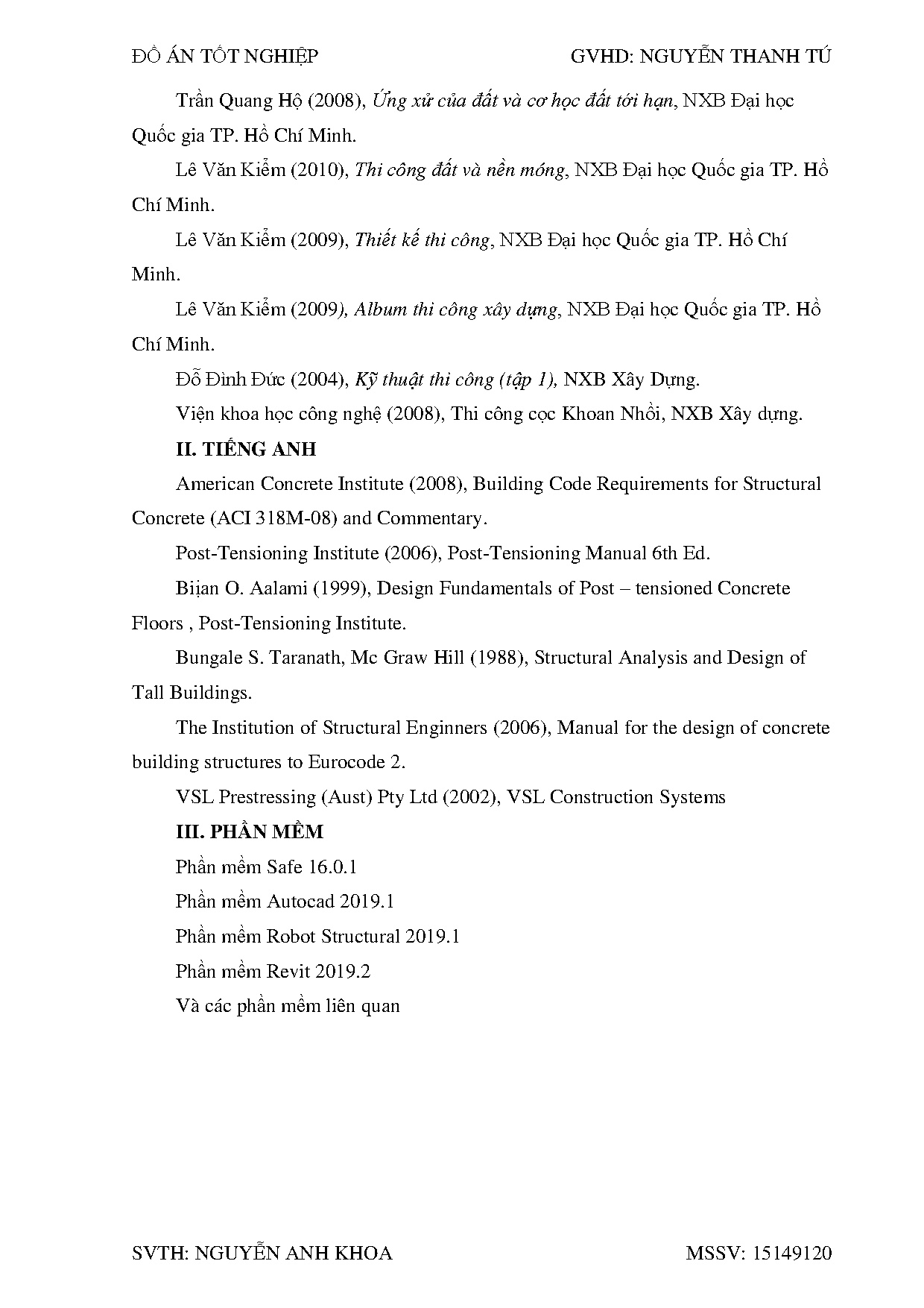 Đồ án tốt nghiệp - Thiết kế chung cư cao cấp Sunflower - Trang 256