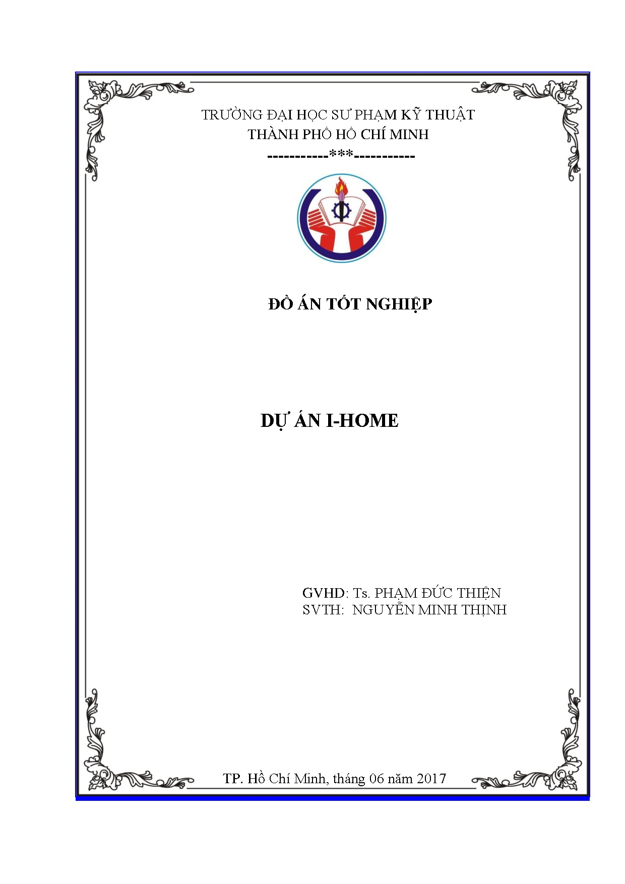 Đồ án tốt nghiệp - Dự án I-Home