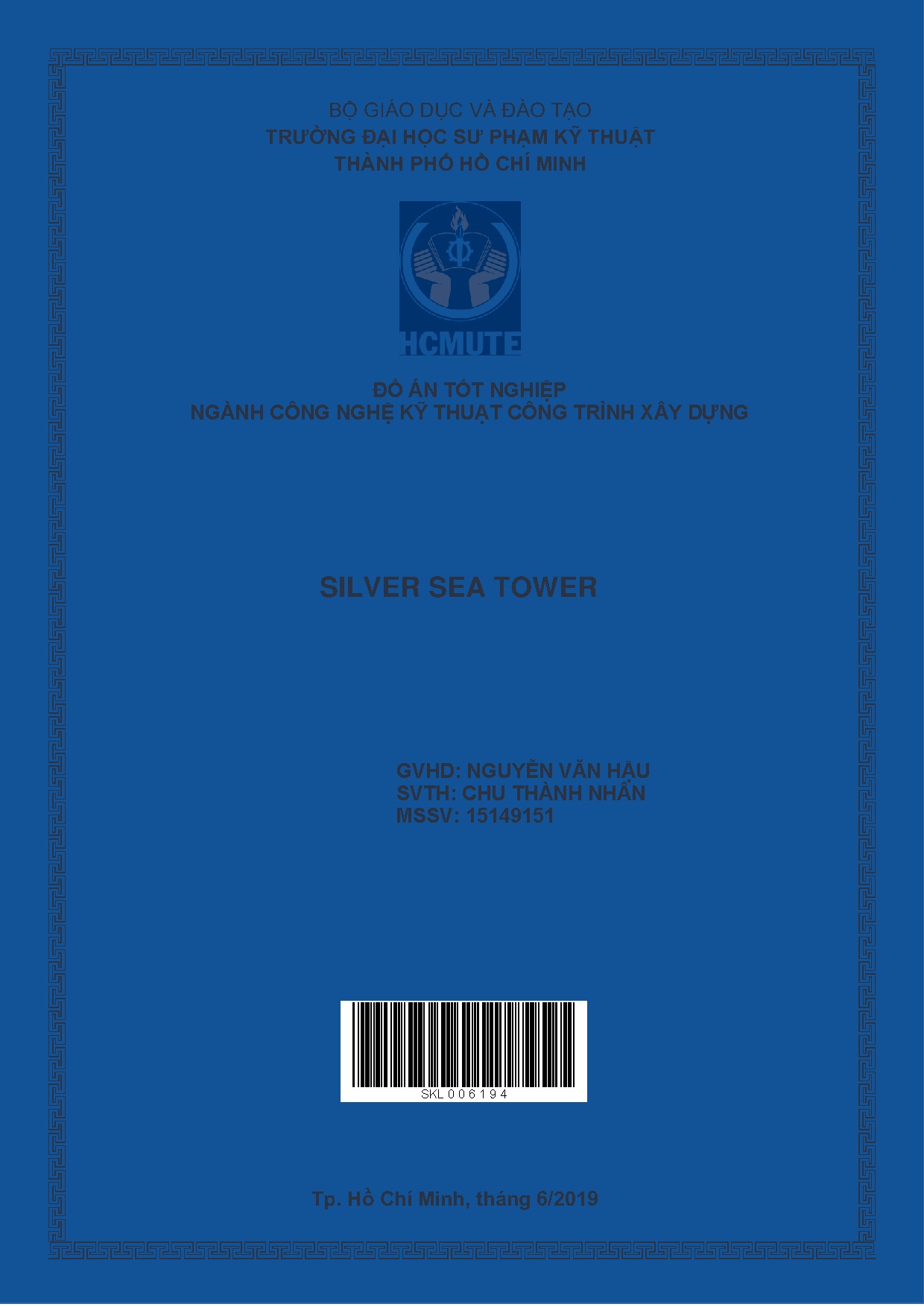 Đồ án tốt nghiệp - Thiết kế căn hộ Silver Sea Tower