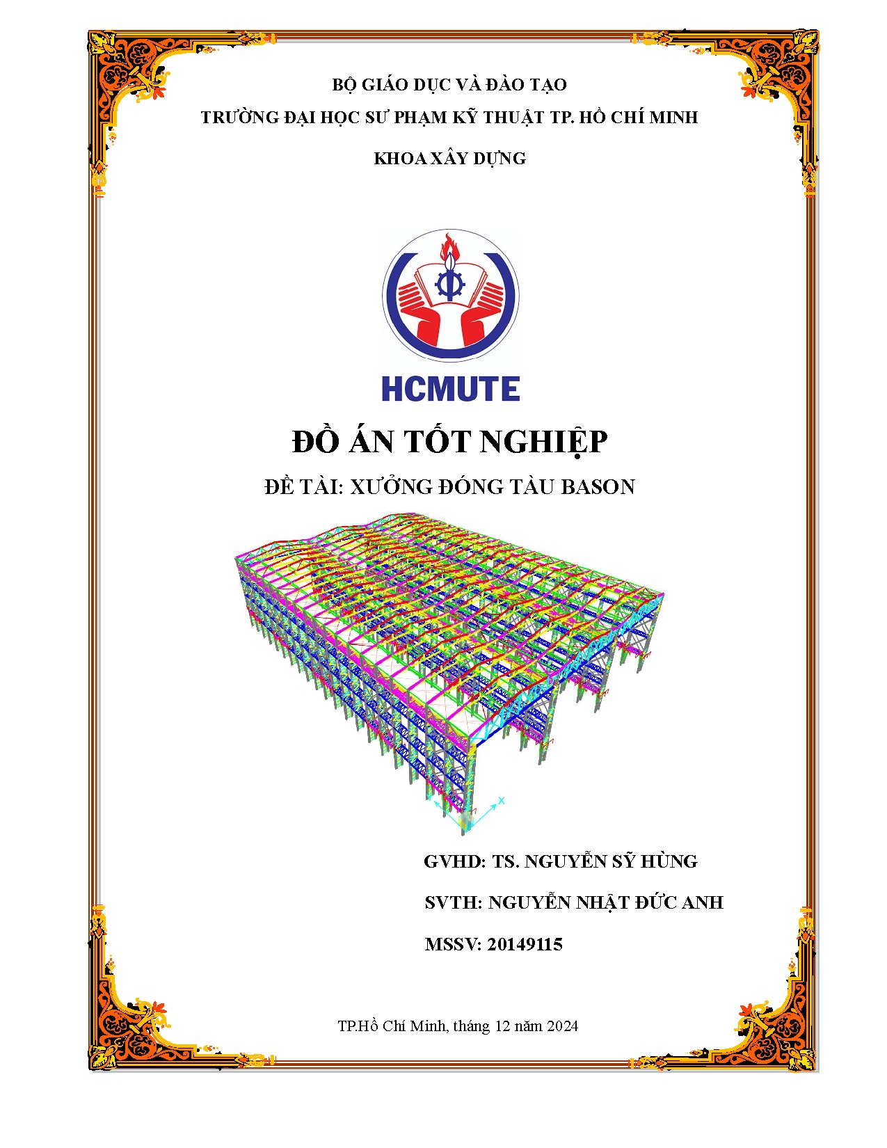 Đồ án tốt nghiệp - Xưởng đóng tàu Bason