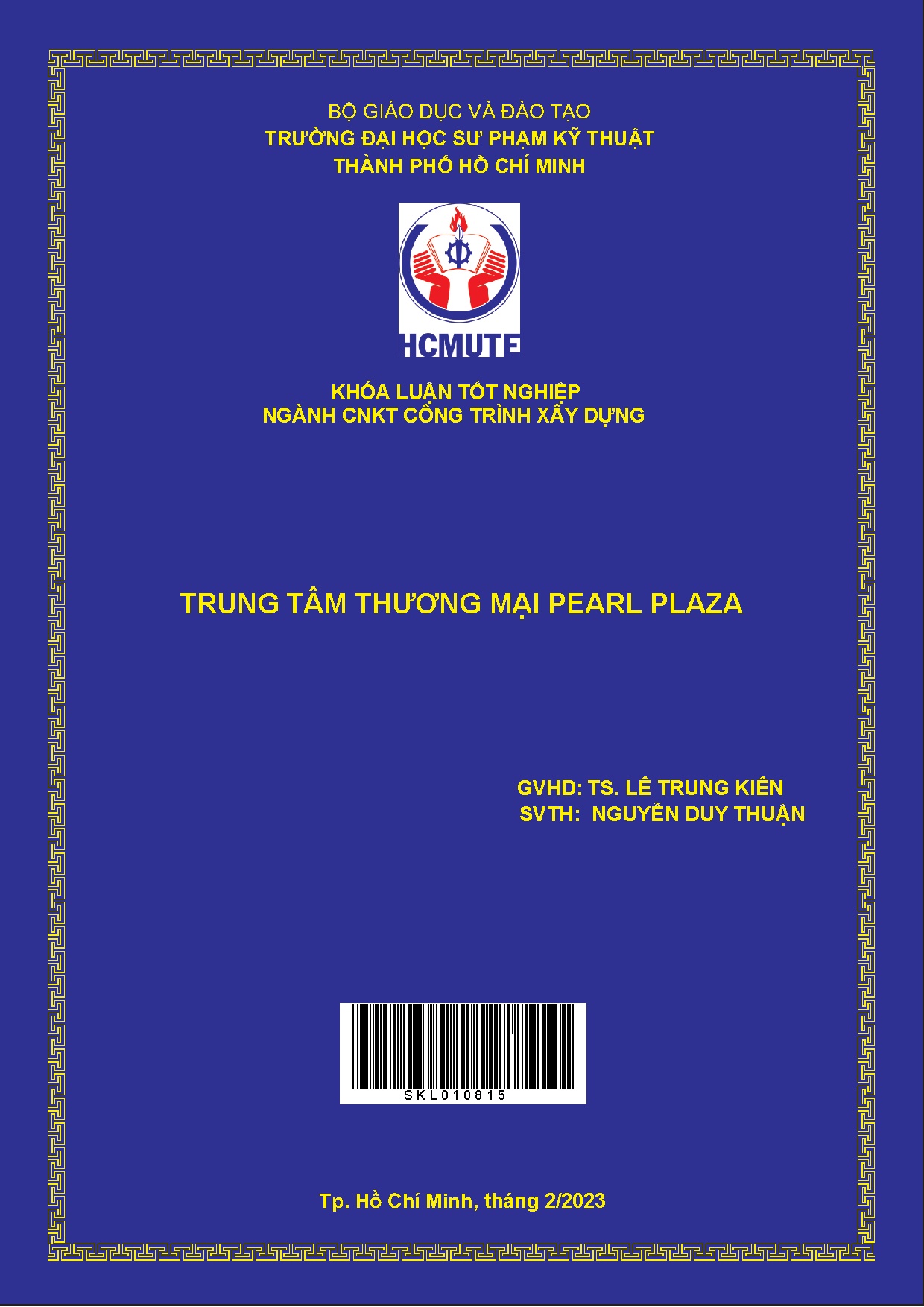 Đồ án tốt nghiệp - Trung tâm thương mại Pearl Plaza