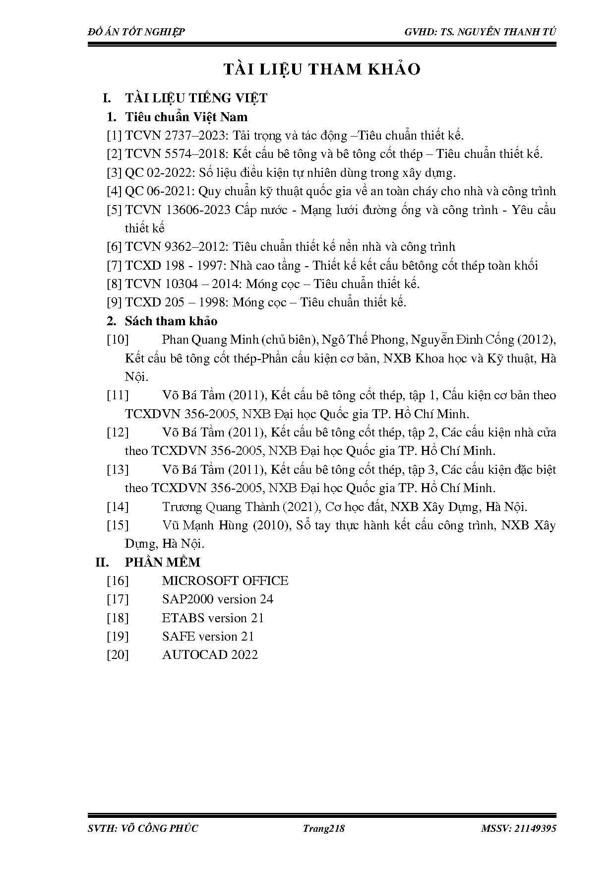 Đồ án tốt nghiệp - Chung cư Vision - Trang 219