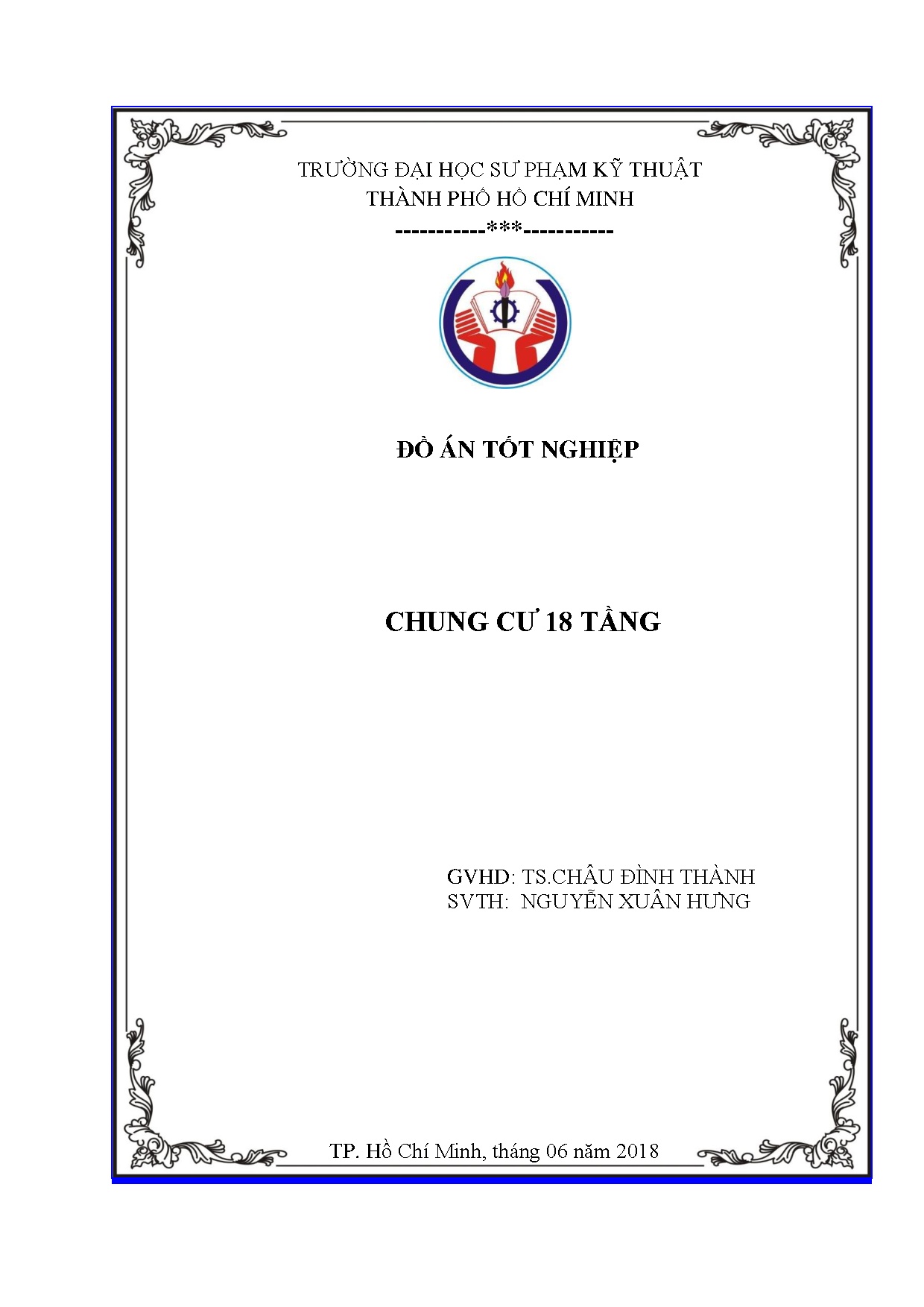 Đồ án tốt nghiệp - Chung cư 18 tầng