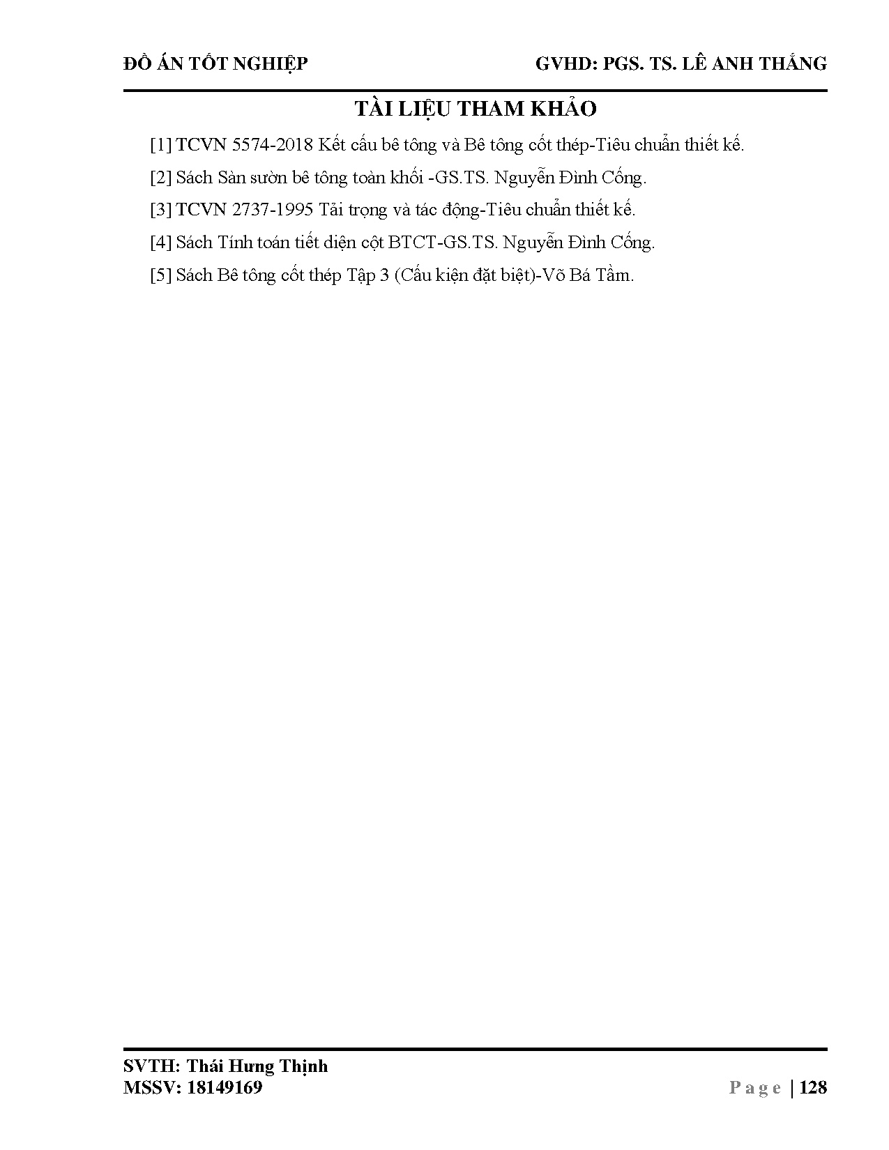 Đồ án tốt nghiệp - CHUNG CƯ TÂN THỊNH LỢI - Trang 139