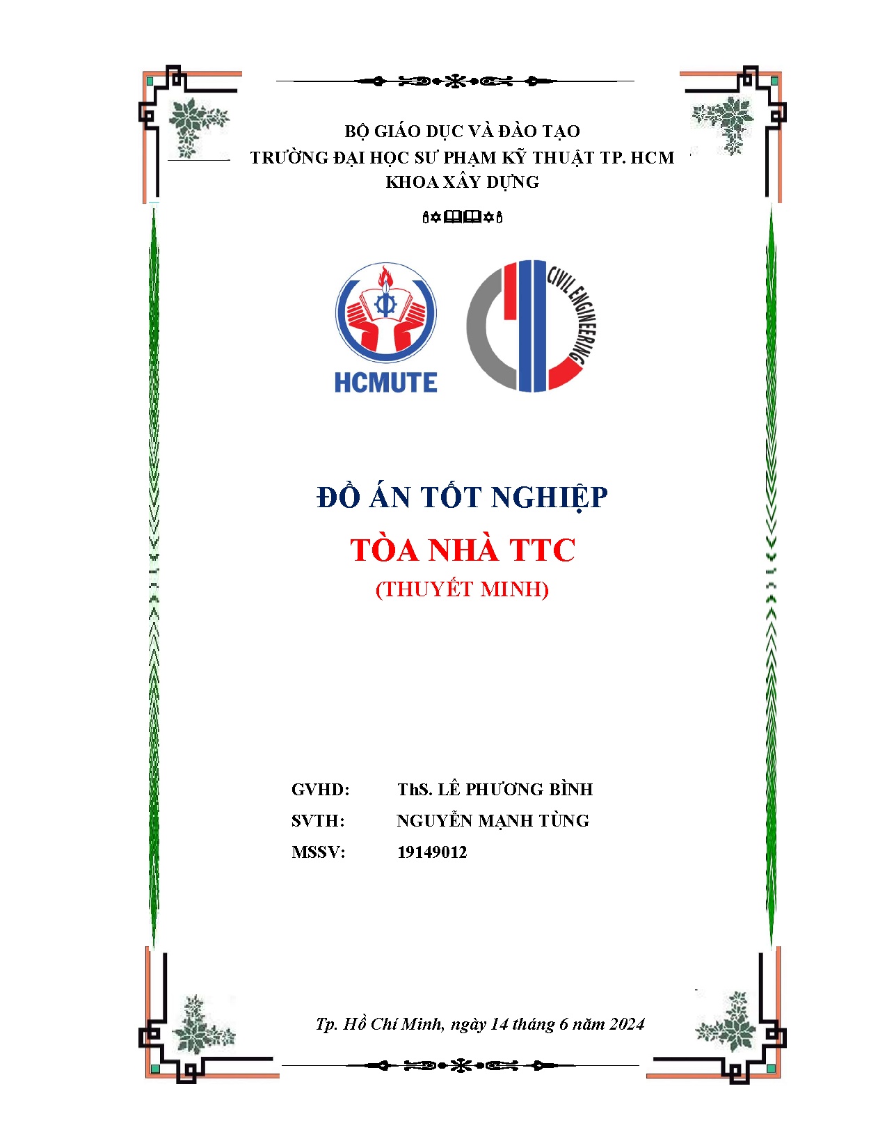 Đồ án tốt nghiệp - Tòa nhà TTC