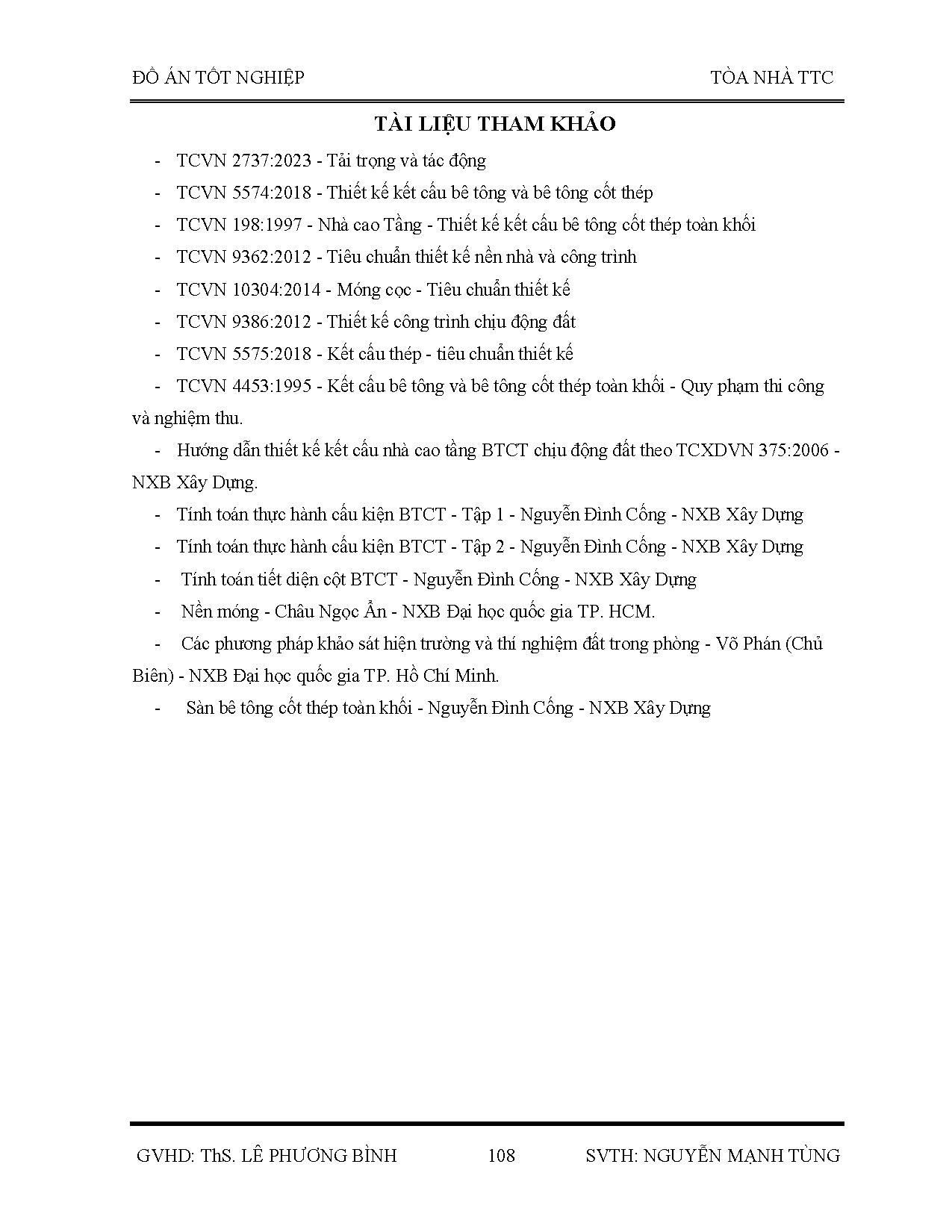 Đồ án tốt nghiệp - Tòa nhà TTC - Trang 125