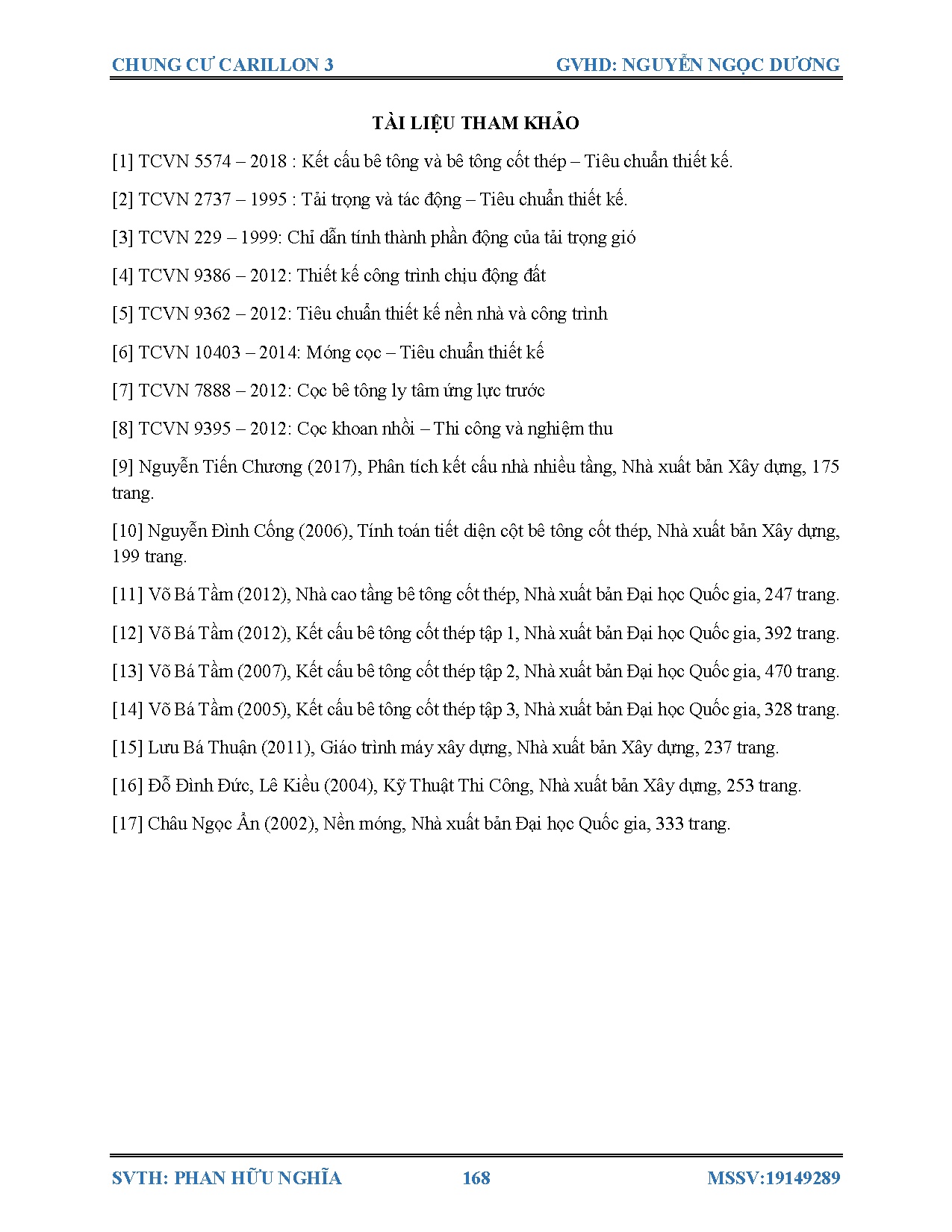 Đồ án tốt nghiệp - Chung cư Carillon 3 Tân Bình - Trang 182