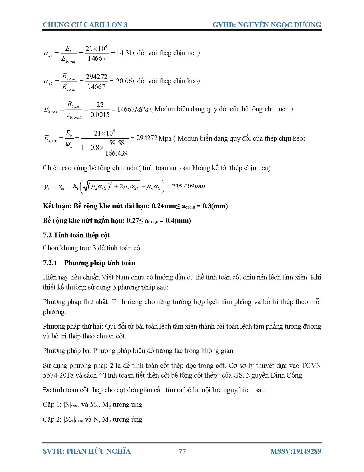 Đồ án tốt nghiệp - Chung cư Carillon 3 Tân Bình - Trang 91