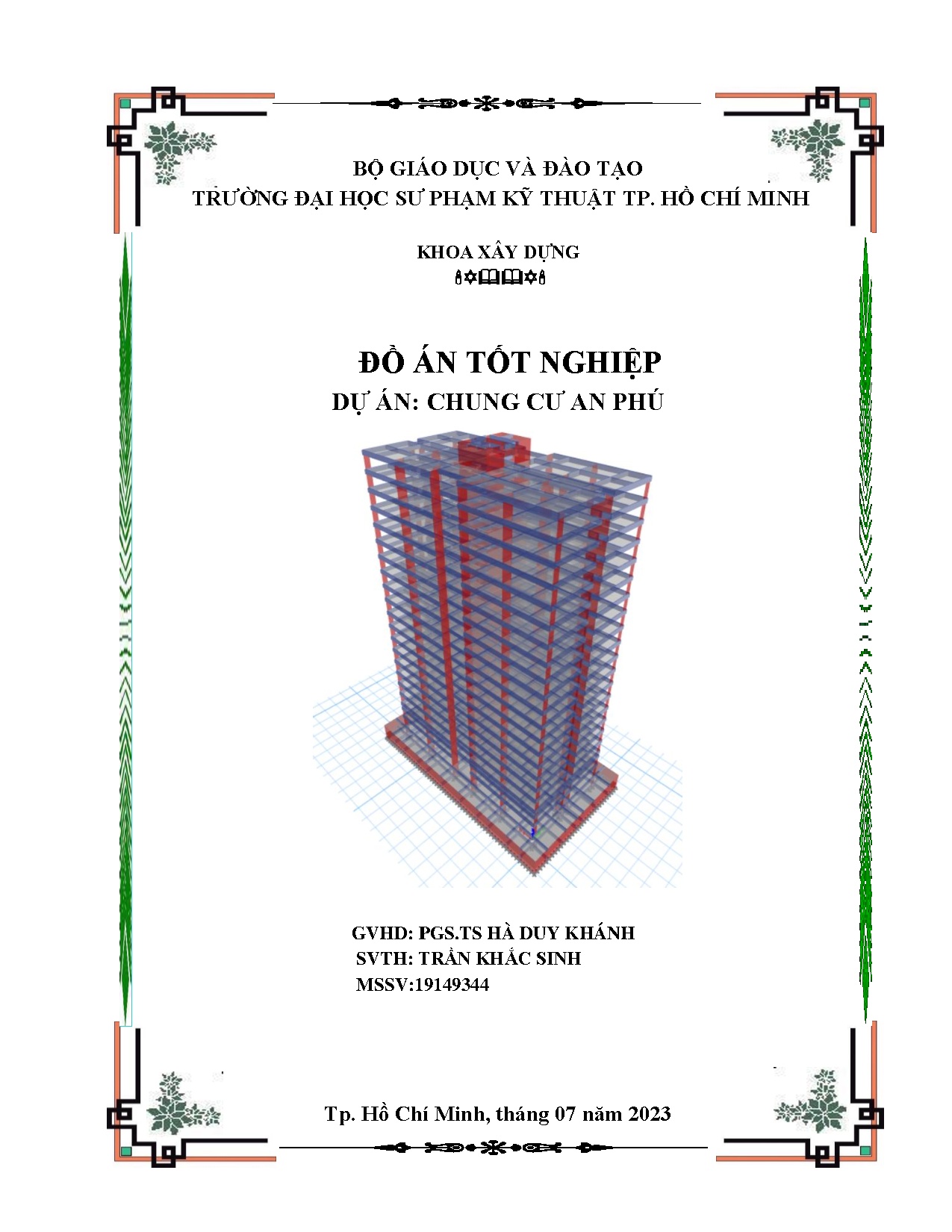 Đồ án tốt nghiệp - Chung cư An Phú