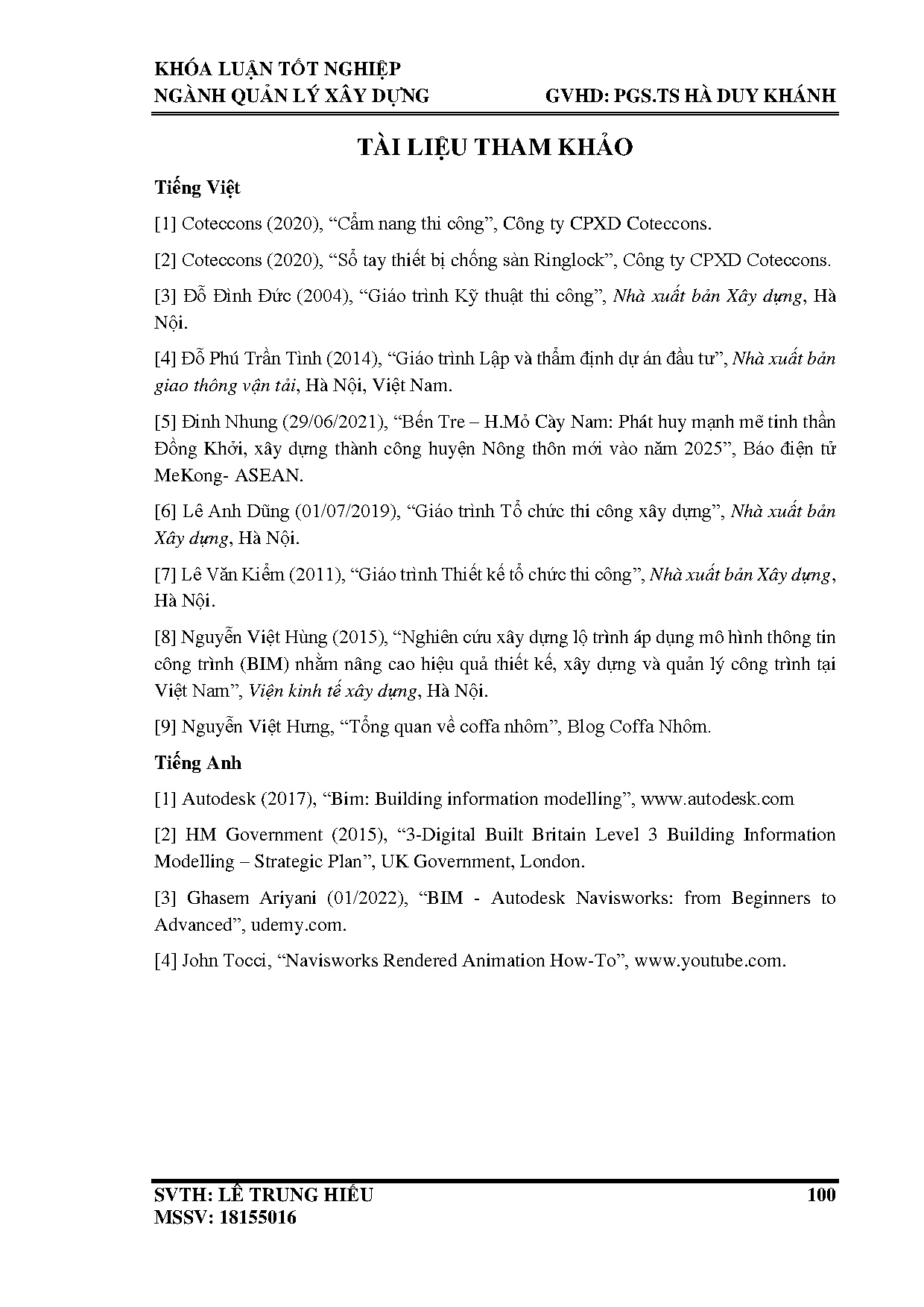 Ảnh một số trang tài liệu