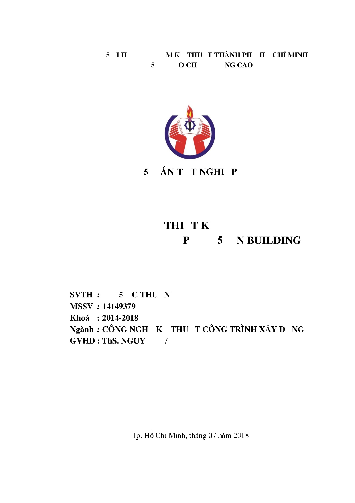 Đồ án tốt nghiệp - Thiết kế chung cư cao cấp Phú Điền building