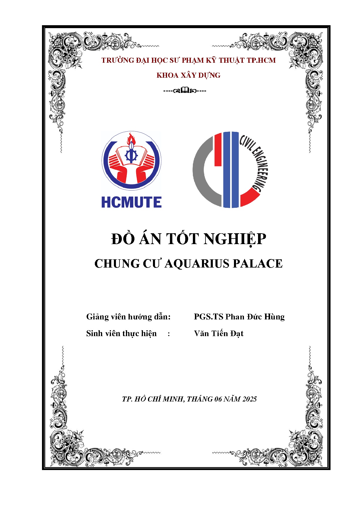 Đồ án tốt nghiệp - Chung cư Aquarius Palace