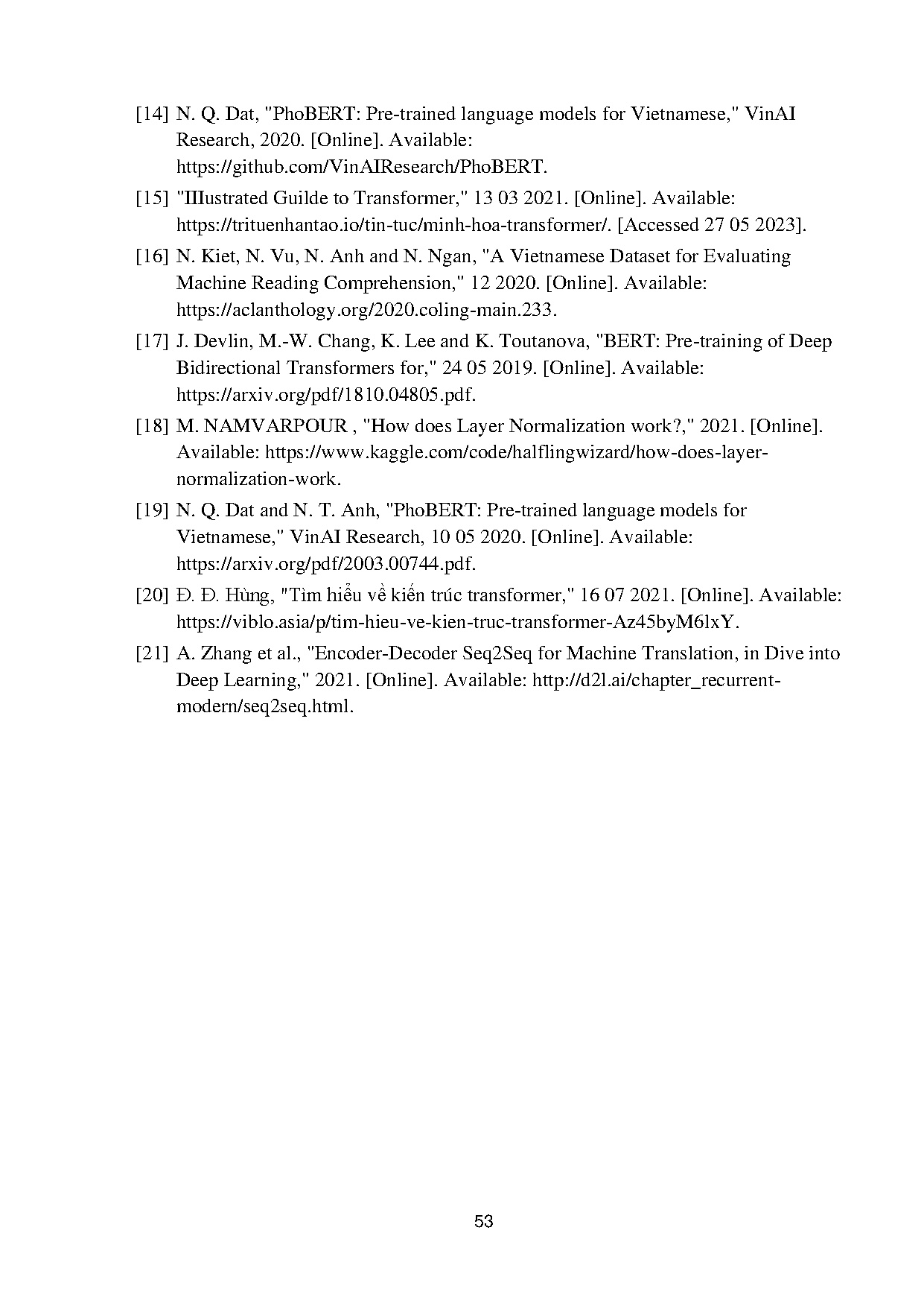 Đồ án tốt nghiệp - Tìm hiểu kiến trúc Transformer và ứng dụng cho bài toán trả lời câu hỏi - Trang 63