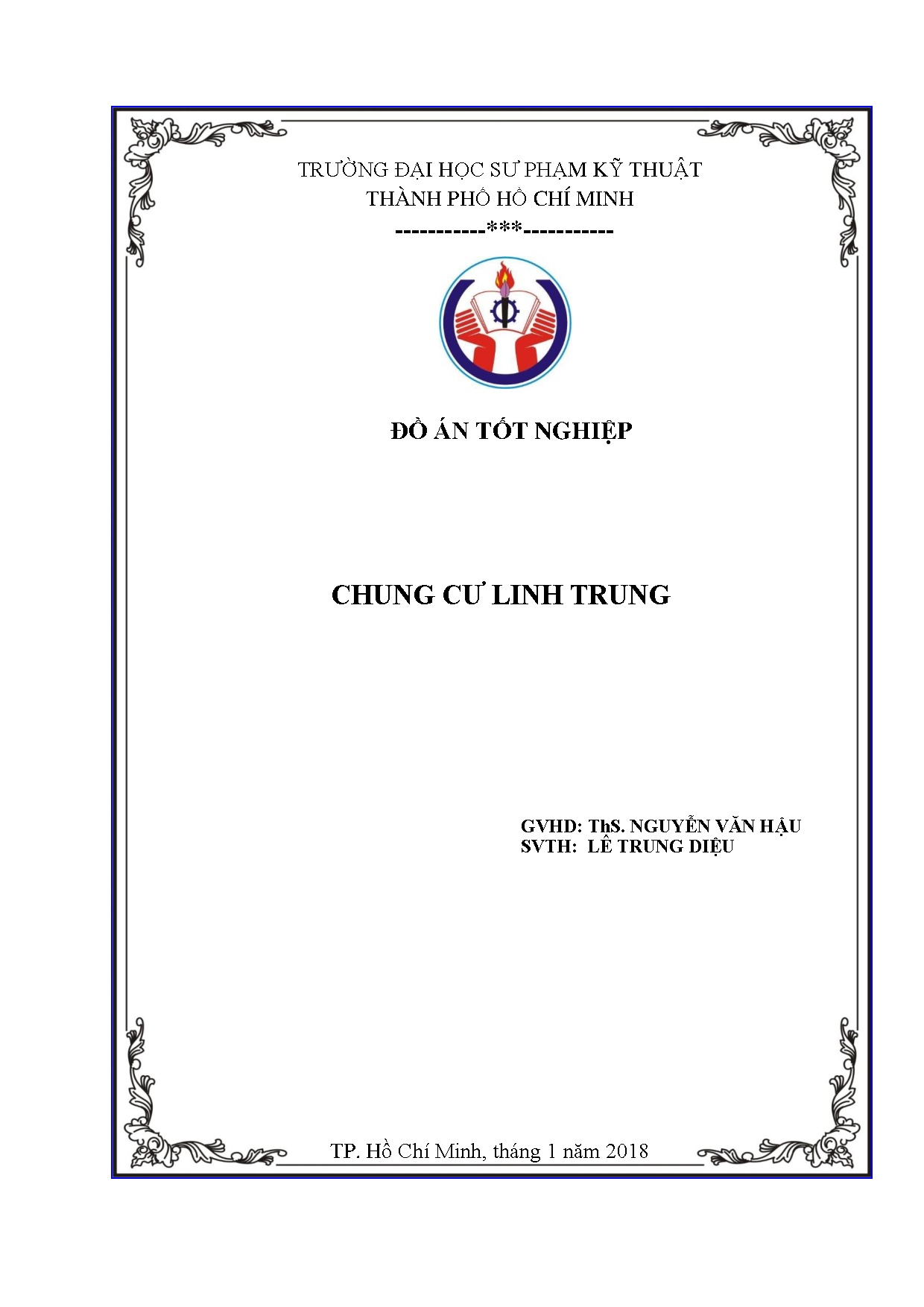 Đồ án tốt nghiệp - Chung cư Linh Trung