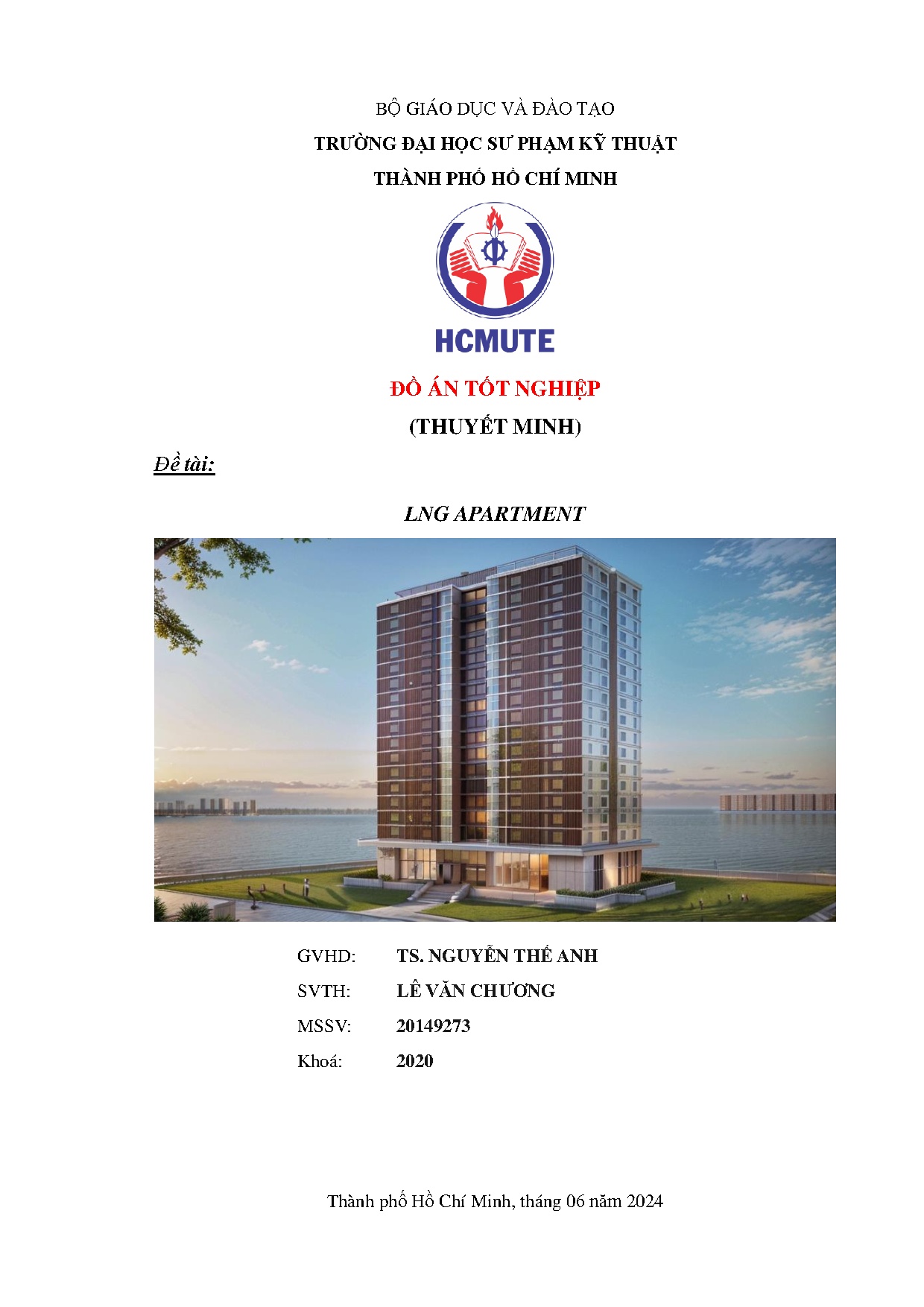 Đồ án tốt nghiệp - LNG apartment