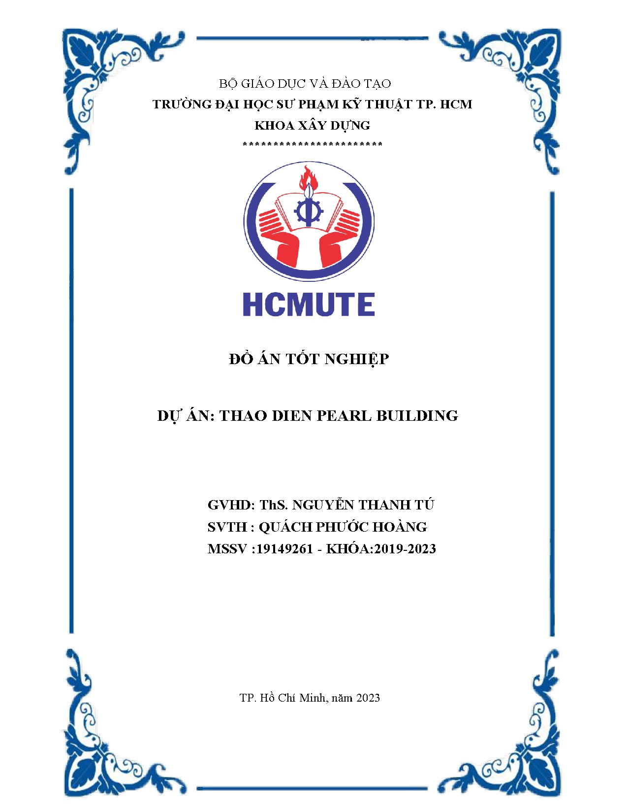 Đồ án tốt nghiệp - Thao Dien Pearl Building