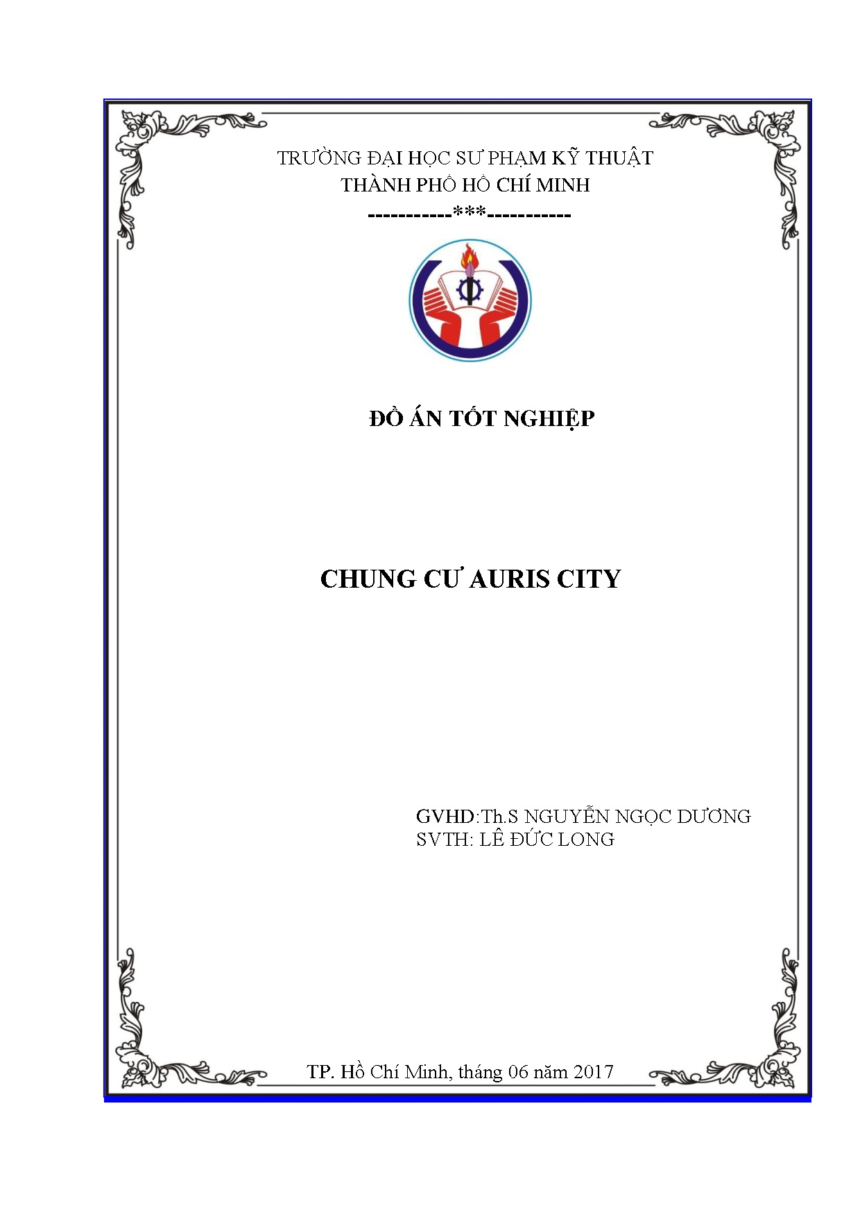 Đồ án tốt nghiệp - Chung cư Auris City