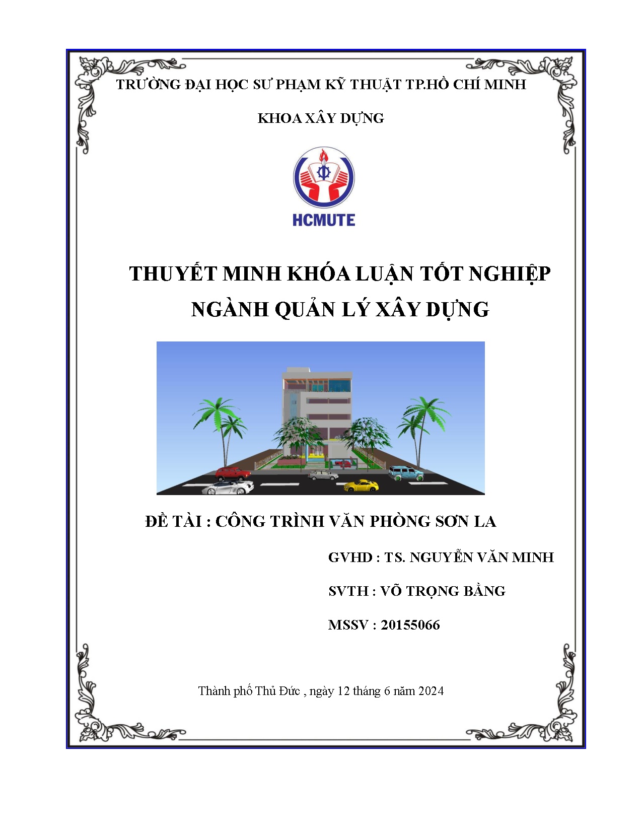 Đồ án tốt nghiệp - Công trình văn phòng Sơn La