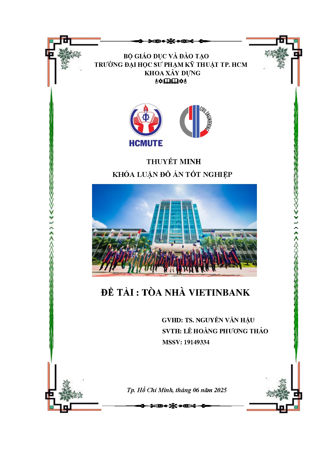 Đồ án tốt nghiệp - Tòa nhà Vietinbank