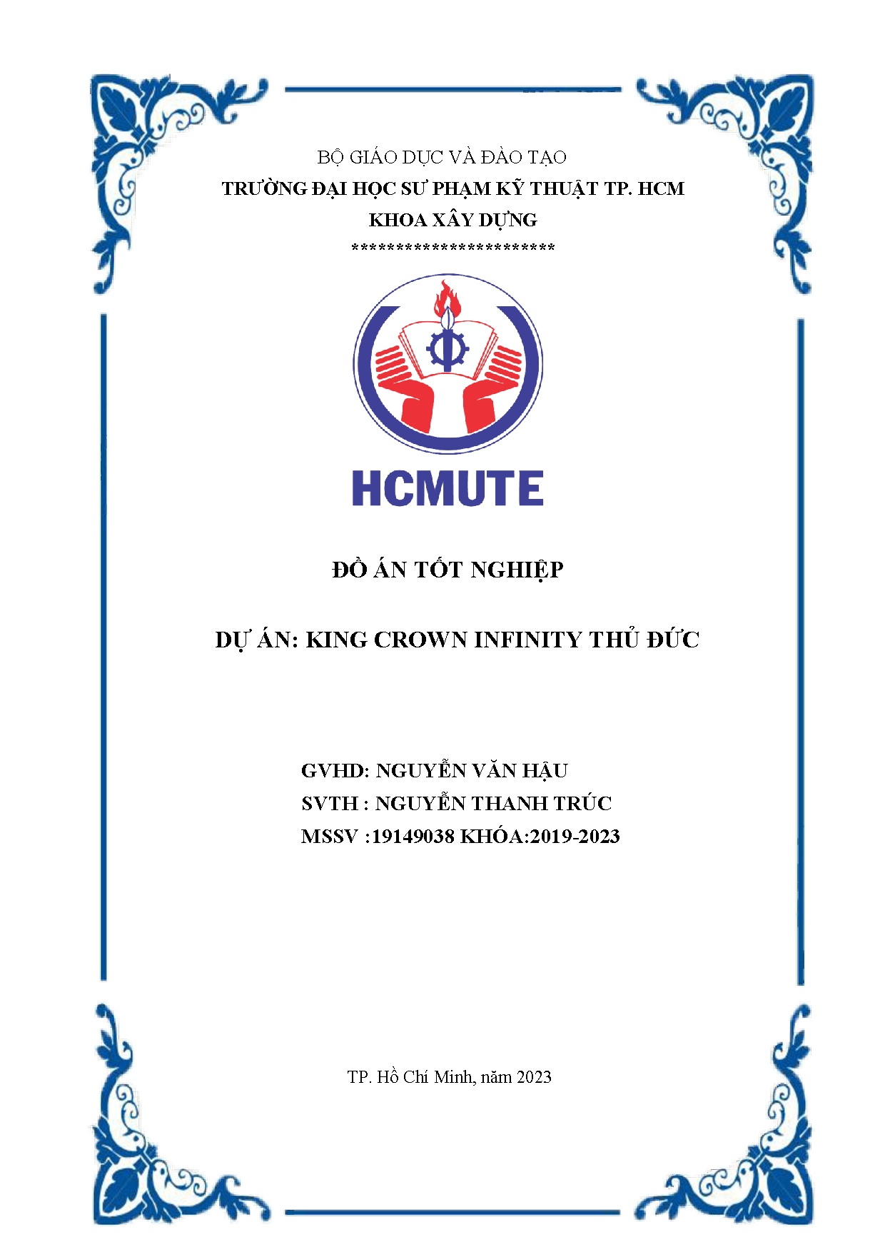 Đồ án tốt nghiệp - King Crown Infinity Thủ Đức