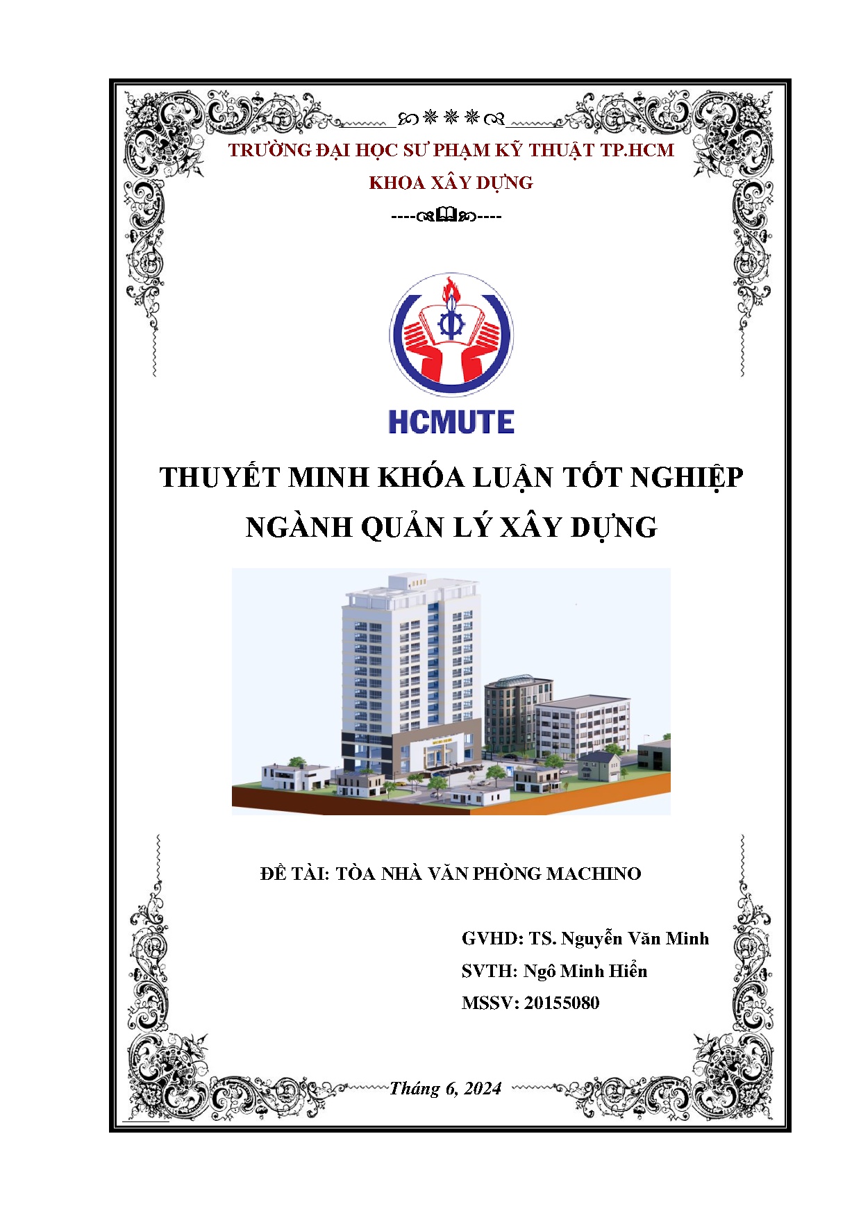 Đồ án tốt nghiệp - Tòa nhà văn phòng Machino