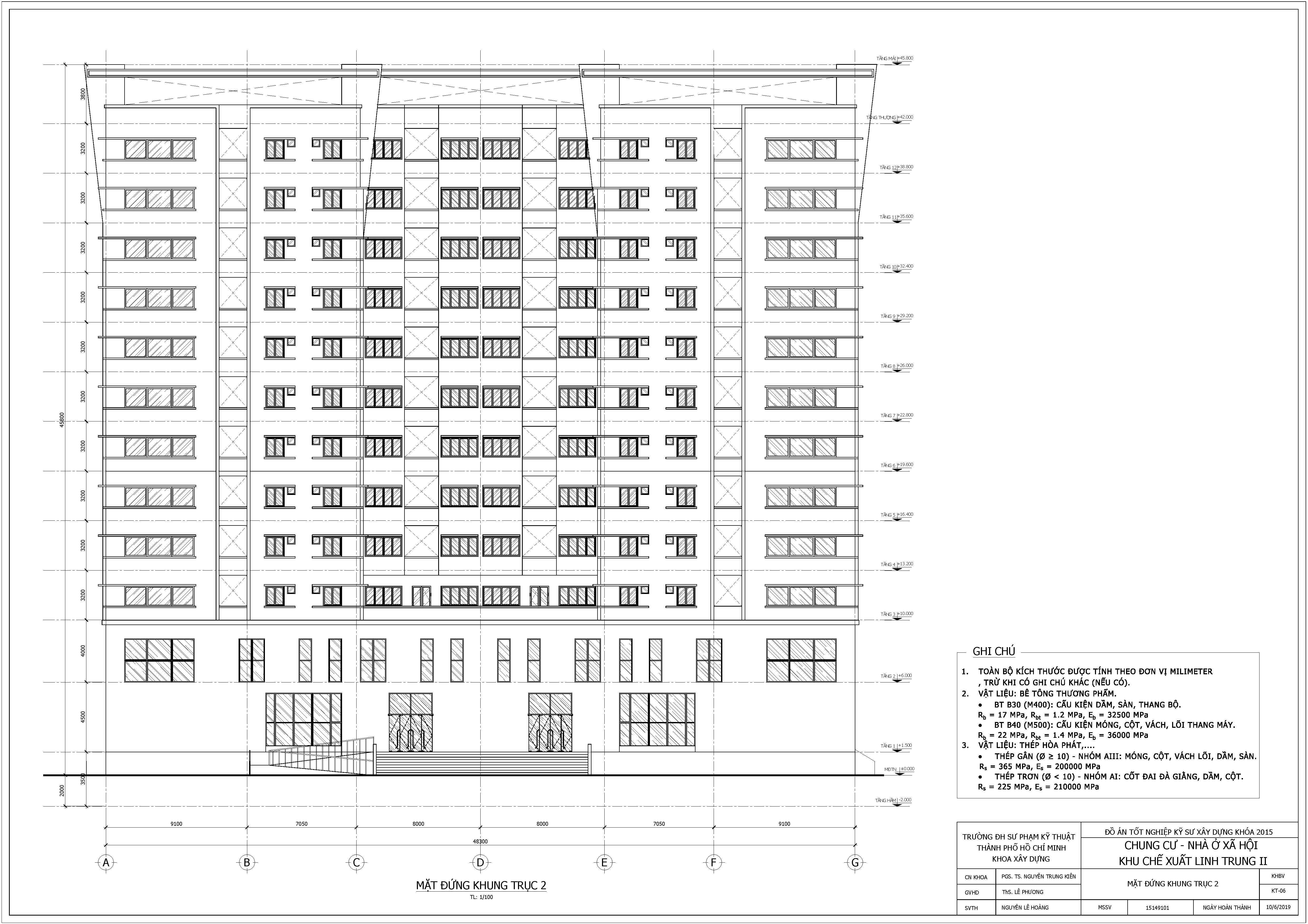 Đồ án tốt nghiệp - Chung cư - Nhà xã hội Khu chế xuất Linh Trung II - Trang 156