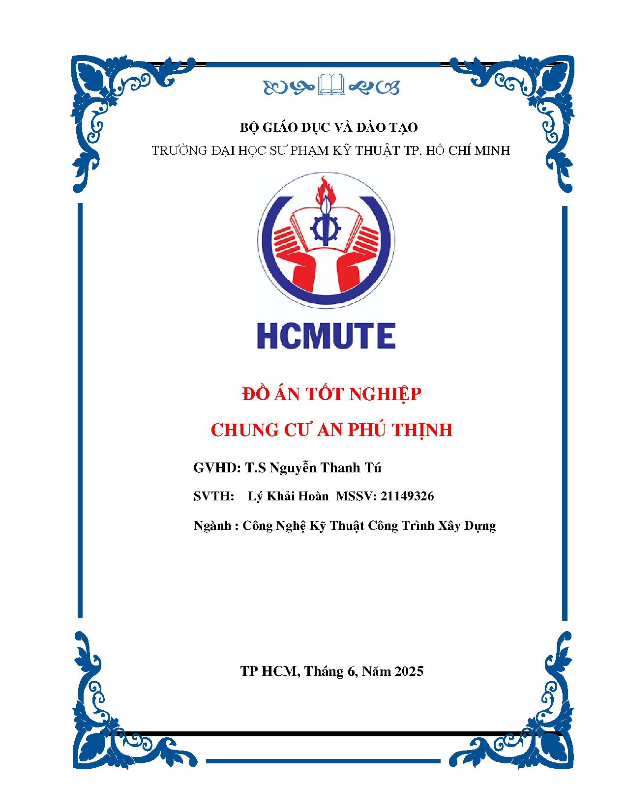 Đồ án tốt nghiệp - Chung cư An Phú Thịnh