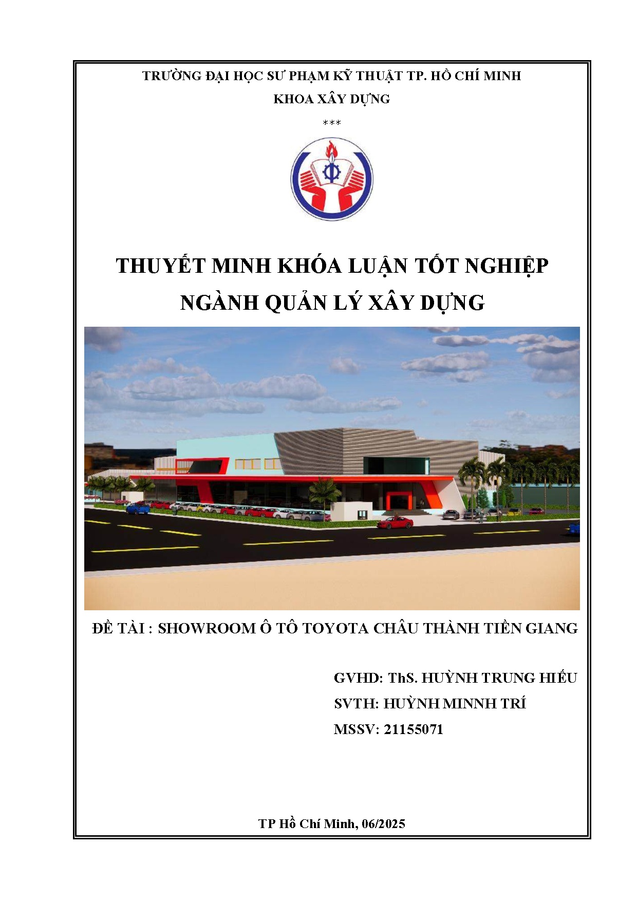 Đồ án tốt nghiệp - Showroom ô tô Toyota Châu Thành Tiền Giang