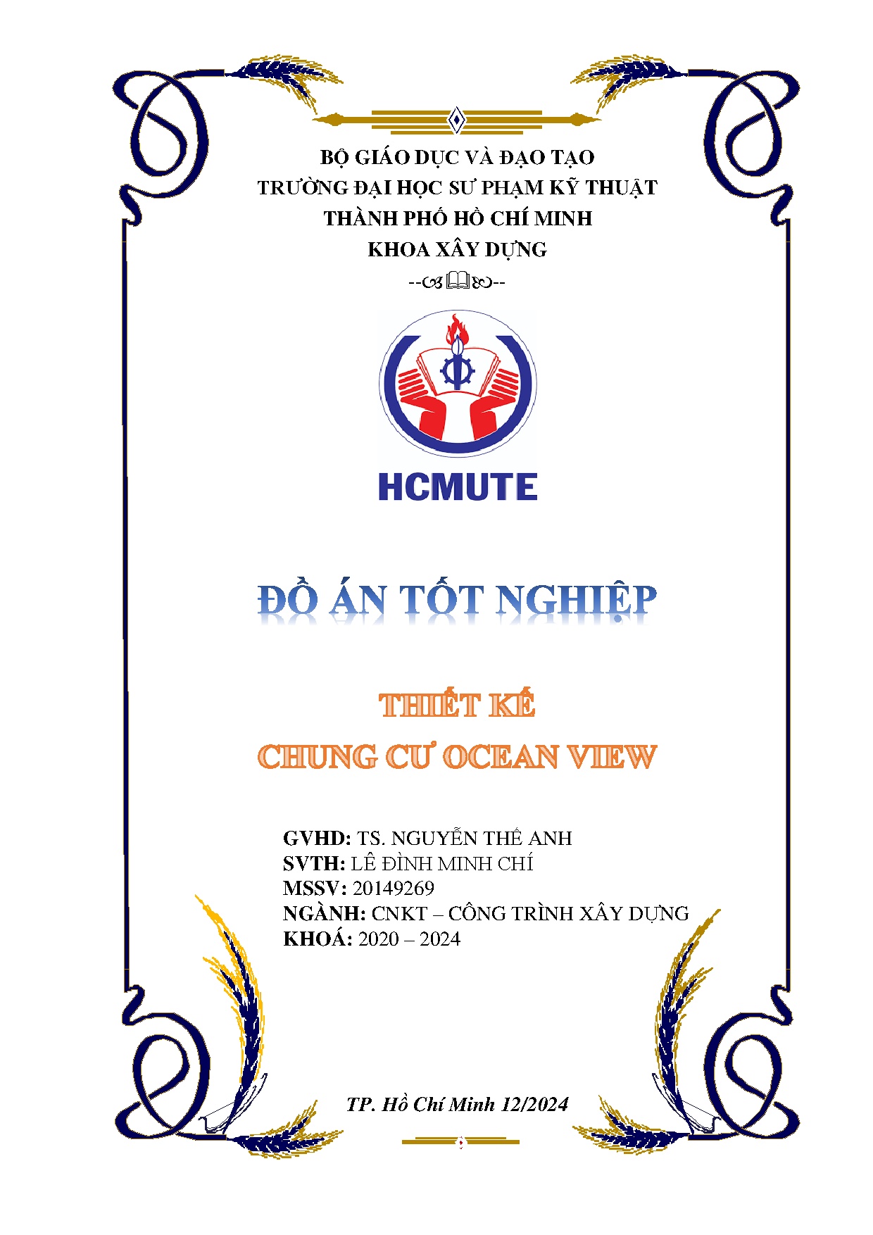 Đồ án tốt nghiệp - Thiết kế chung cư Ocean View