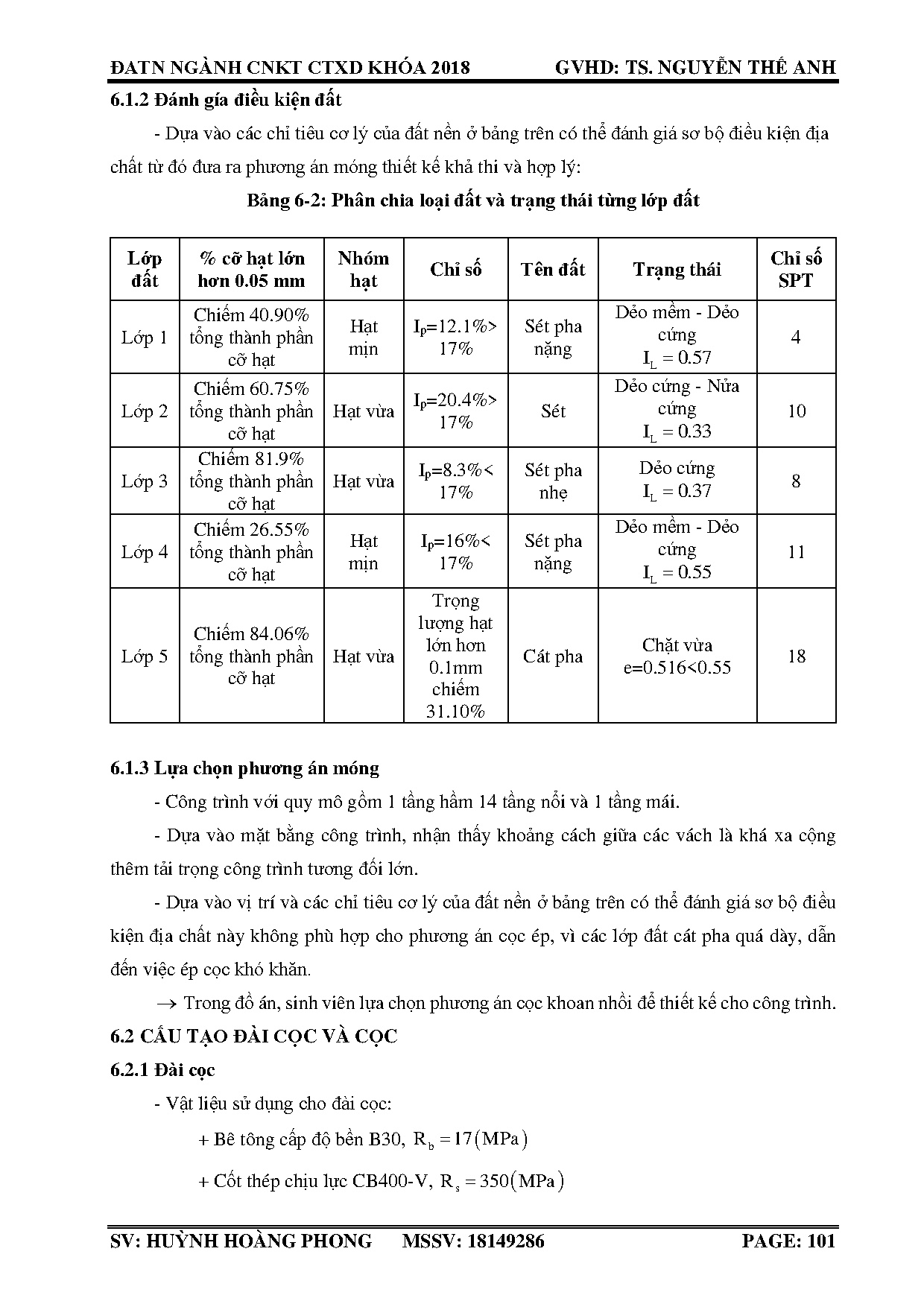 Đồ án tốt nghiệp - Chung cư HHP Central Apartment: Đồ án tốt nghiệp ngành Công nghệ Kỹ thuật CTXD - Trang 101