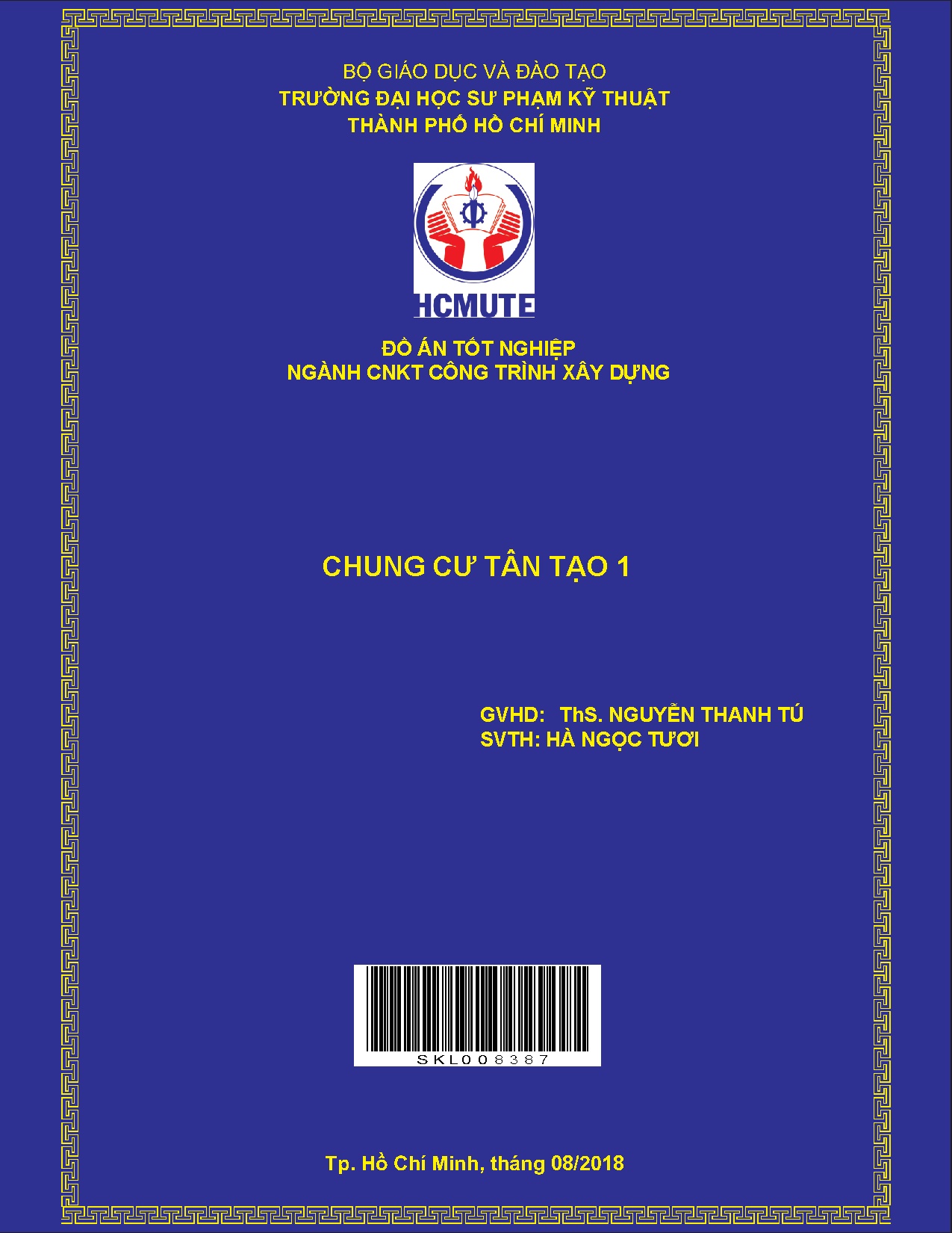 Đồ án tốt nghiệp - Chung cư Tân Tạo 1