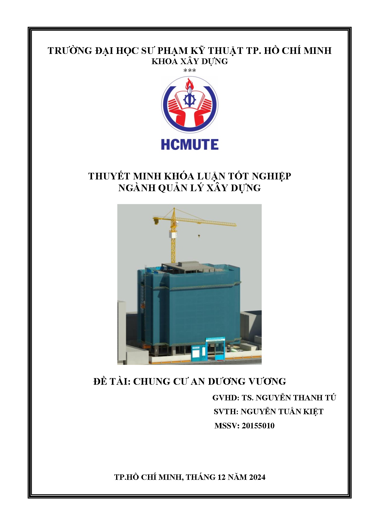 Đồ án tốt nghiệp - Ký túc xá cao cấp New Happy