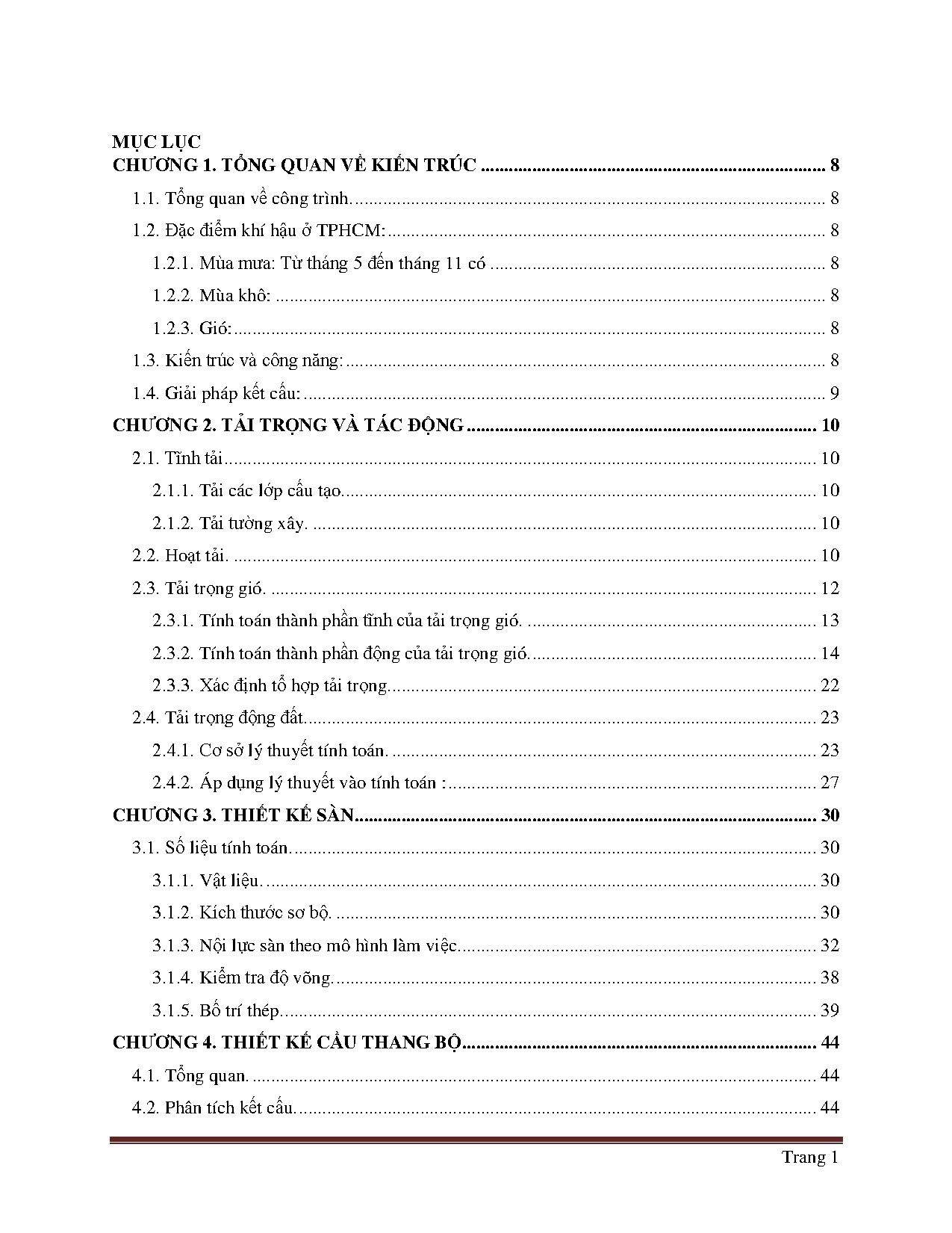 Đồ án tốt nghiệp - Thiết kế chung cư cao cấp Dream Building