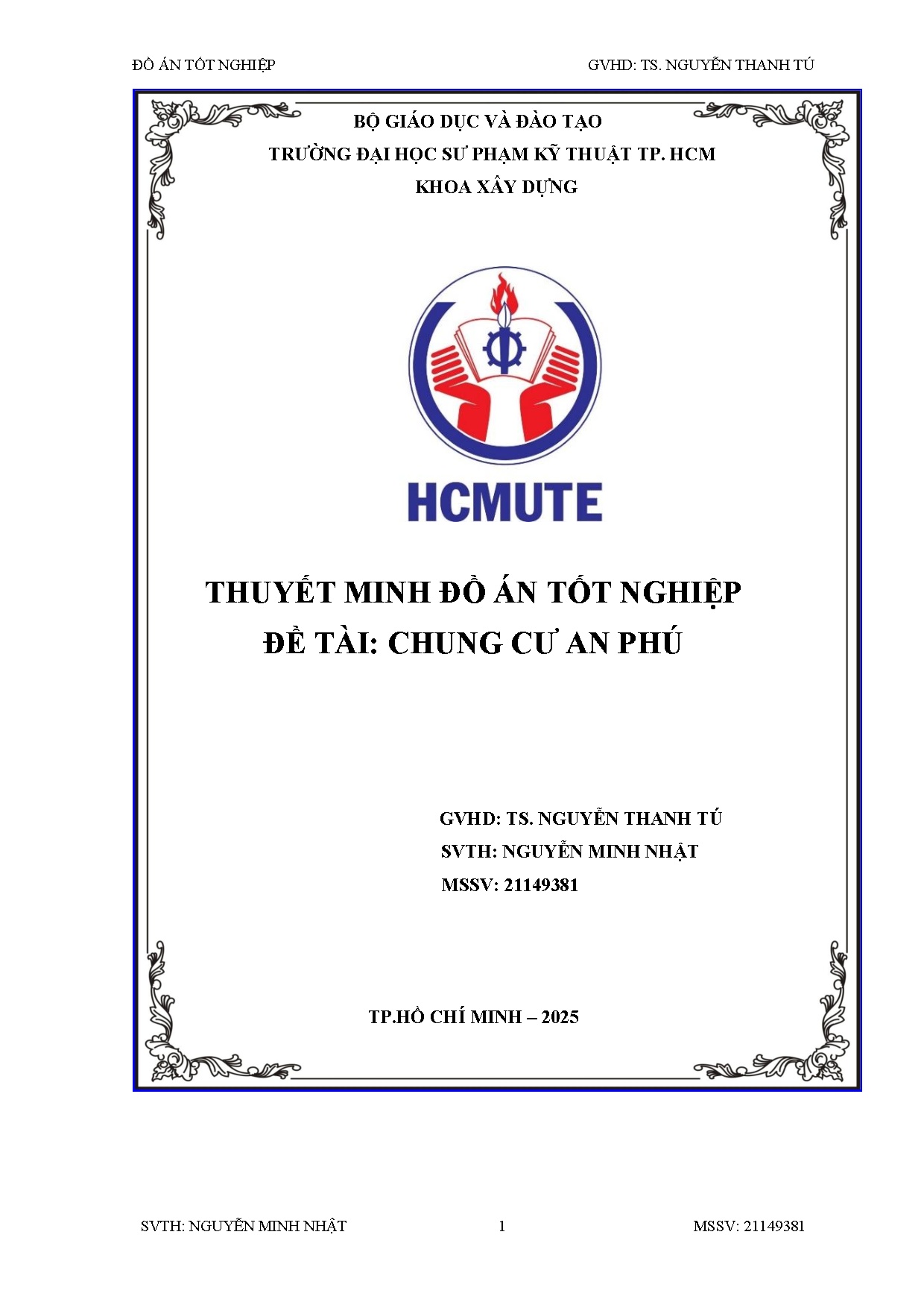 Đồ án tốt nghiệp - Chung cư An Phú