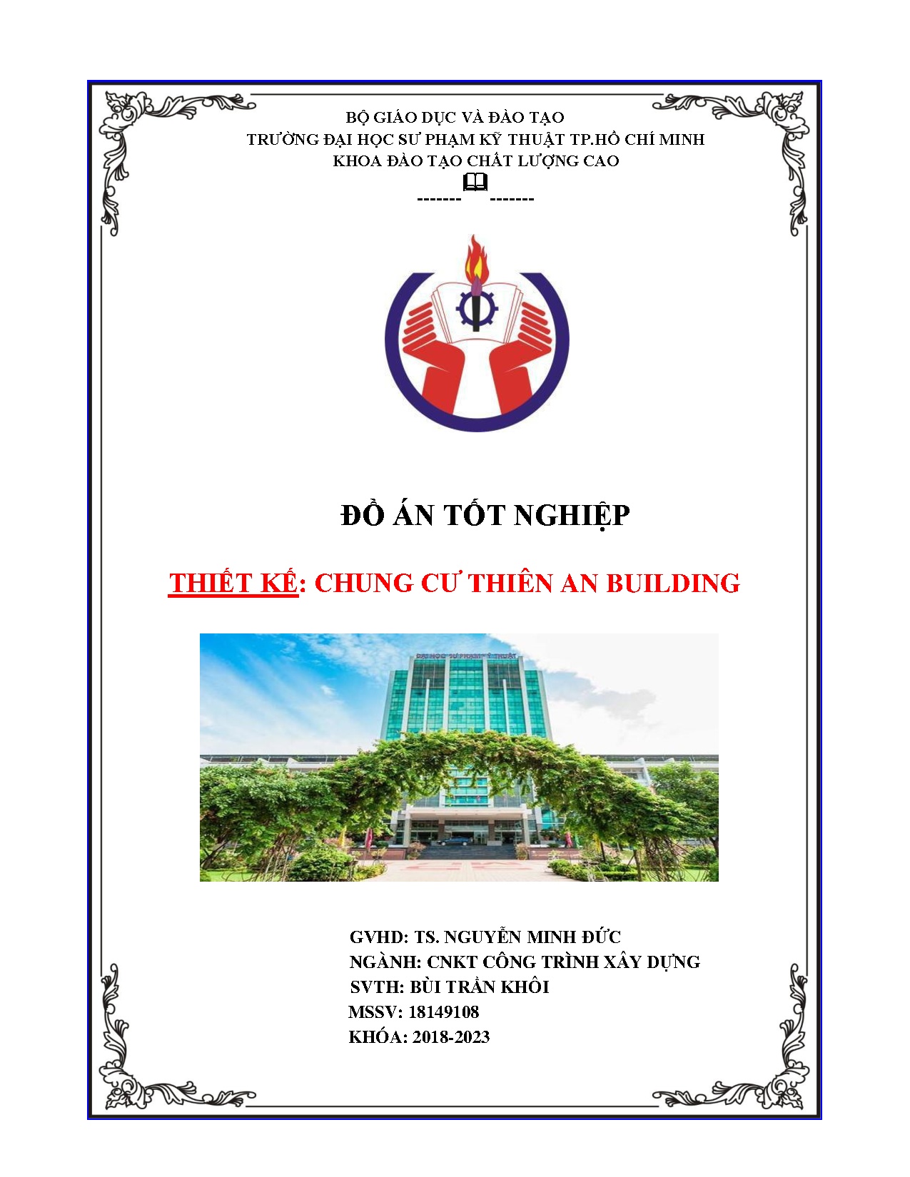 Đồ án tốt nghiệp - Thiết kế tính toán chung cư Thiên An