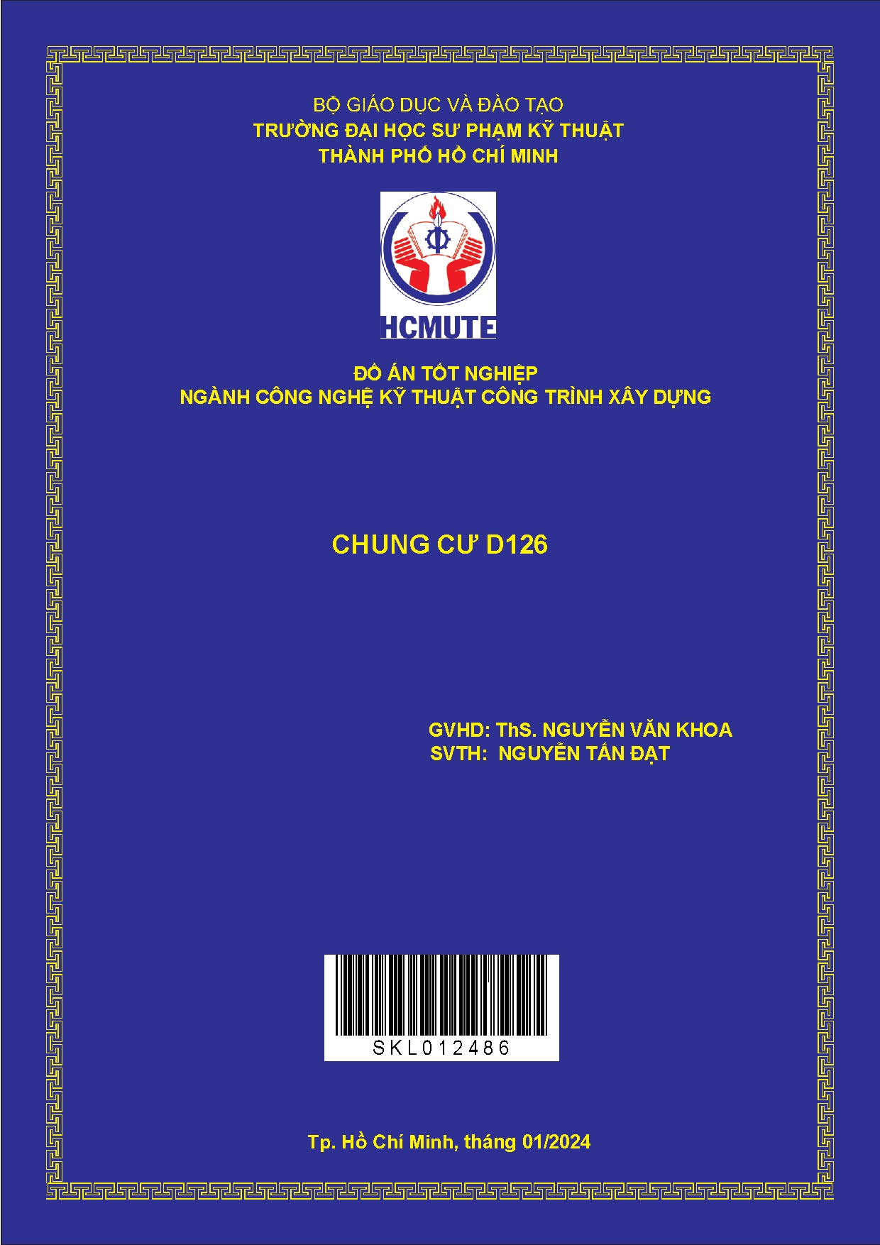 Đồ án tốt nghiệp - Chung cư D126