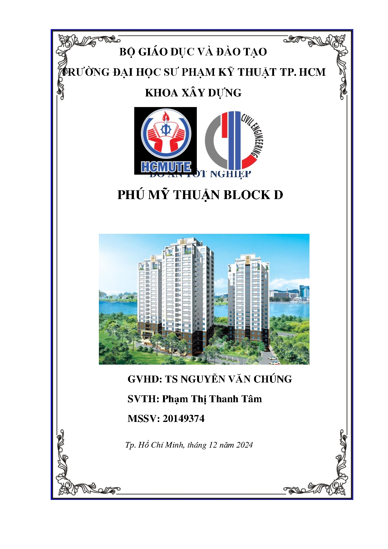 Đồ án tốt nghiệp - Phú Mỹ Thuận Block D
