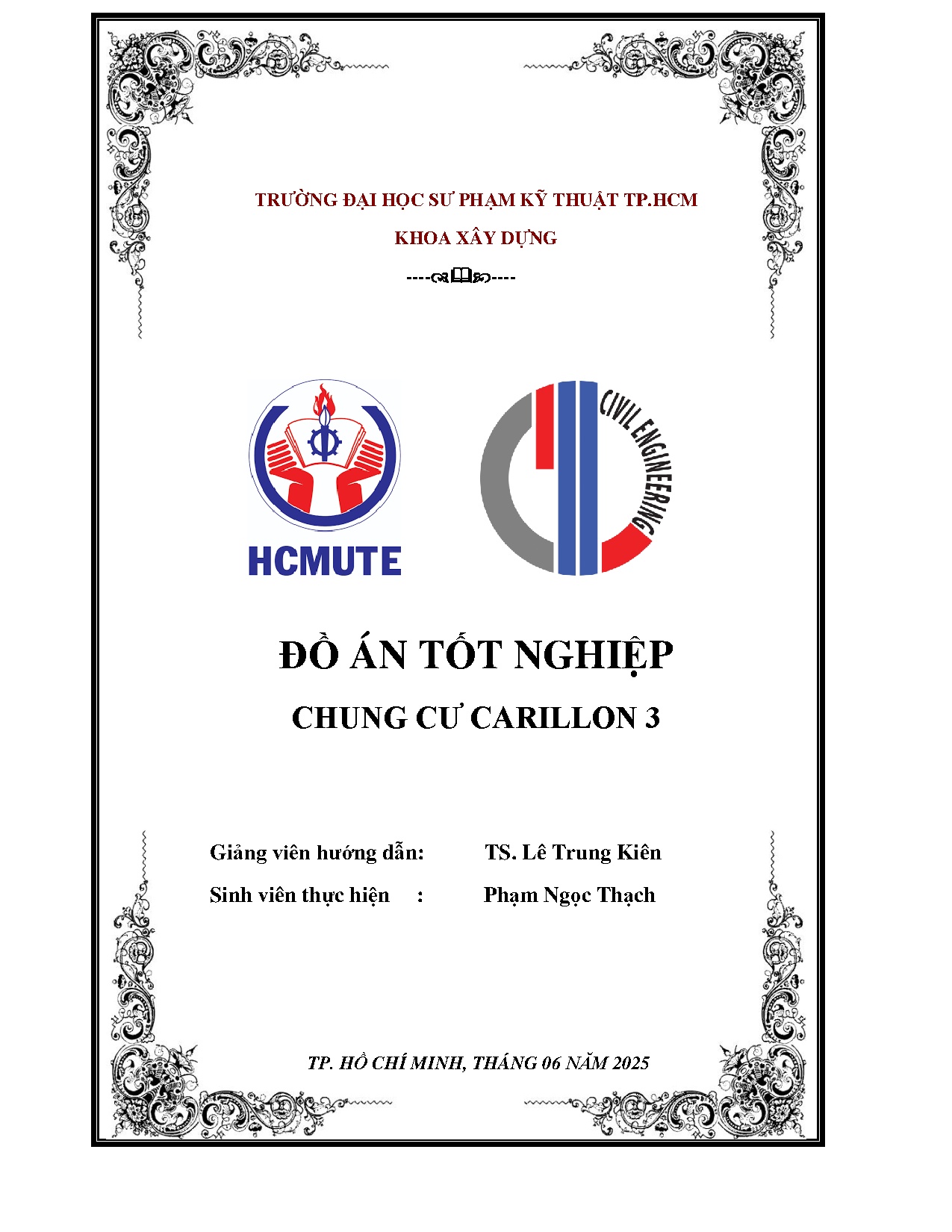 Đồ án tốt nghiệp - Chung cư Carillon 3