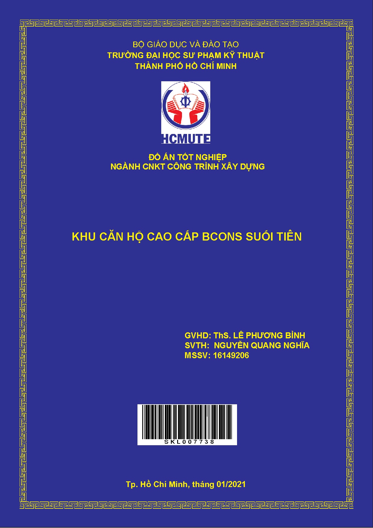Đồ án tốt nghiệp - Khu căn hộ cao cấp Bcons Suối Tiên