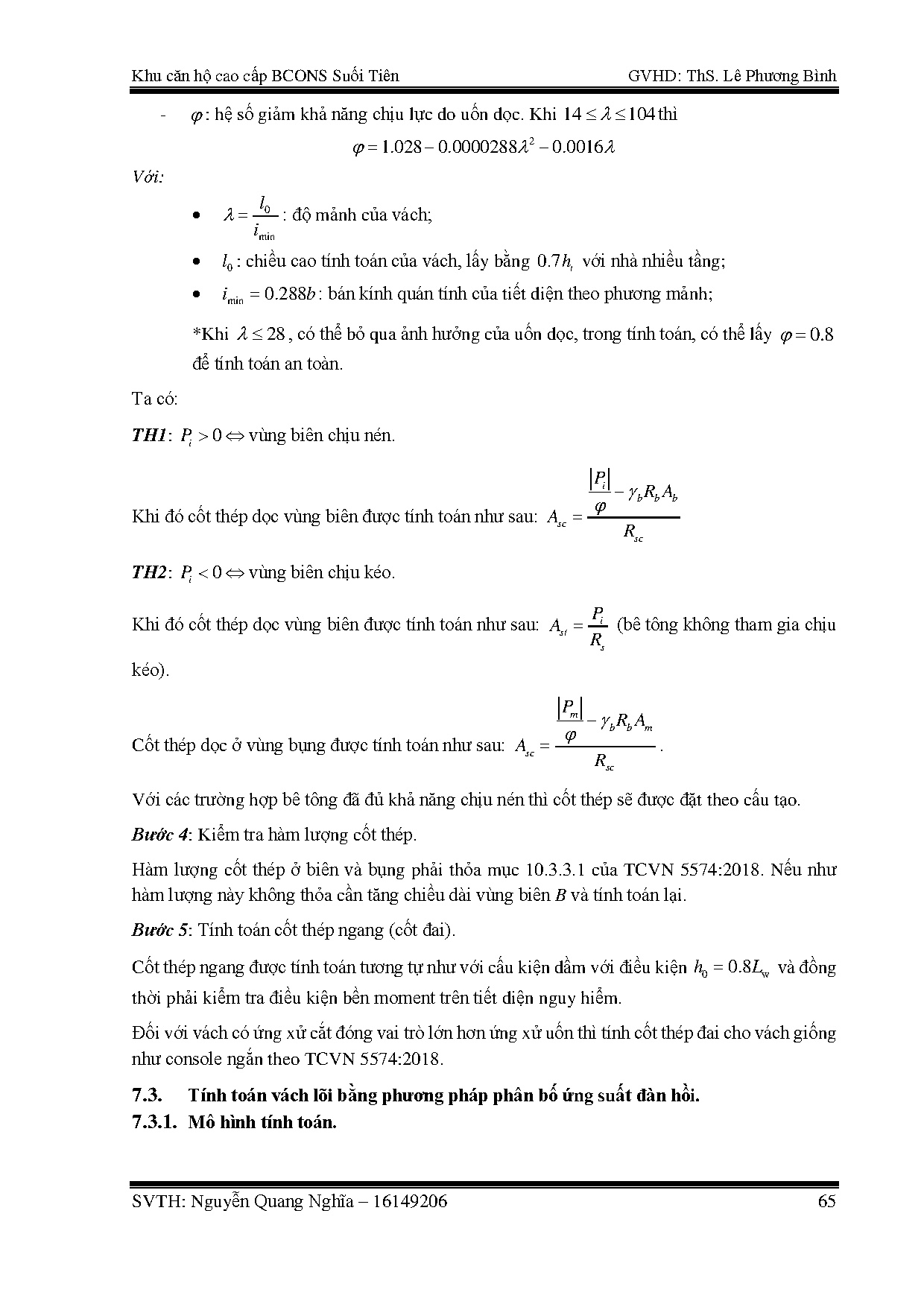 Đồ án tốt nghiệp - Khu căn hộ cao cấp Bcons Suối Tiên - Trang 67
