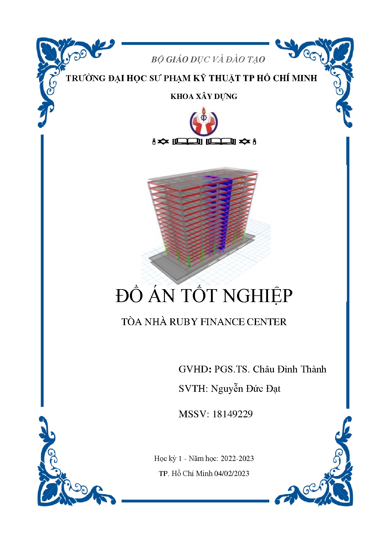 Đồ án tốt nghiệp - Tòa nhà Ruby Finance center