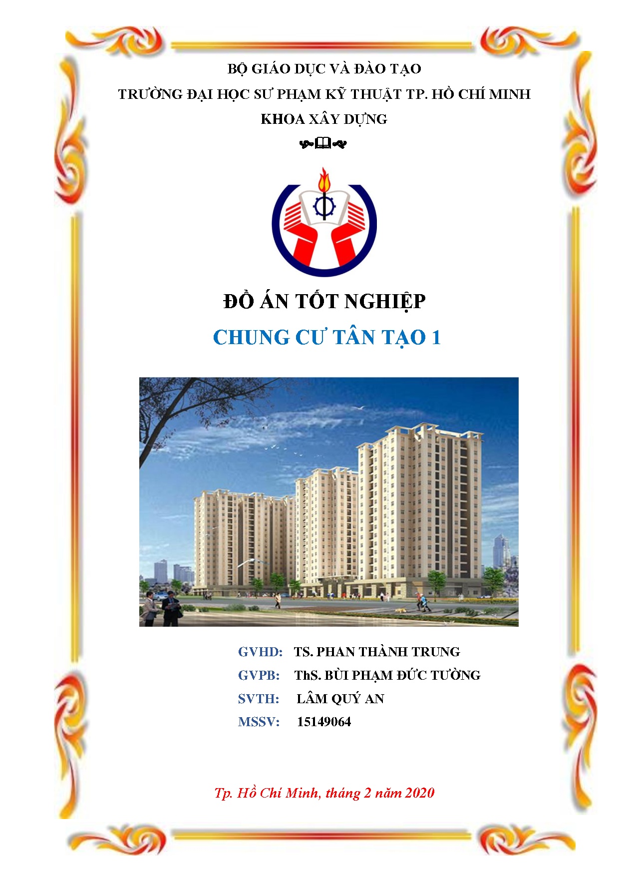 Đồ án tốt nghiệp - Chung cư Tân Tạo 1
