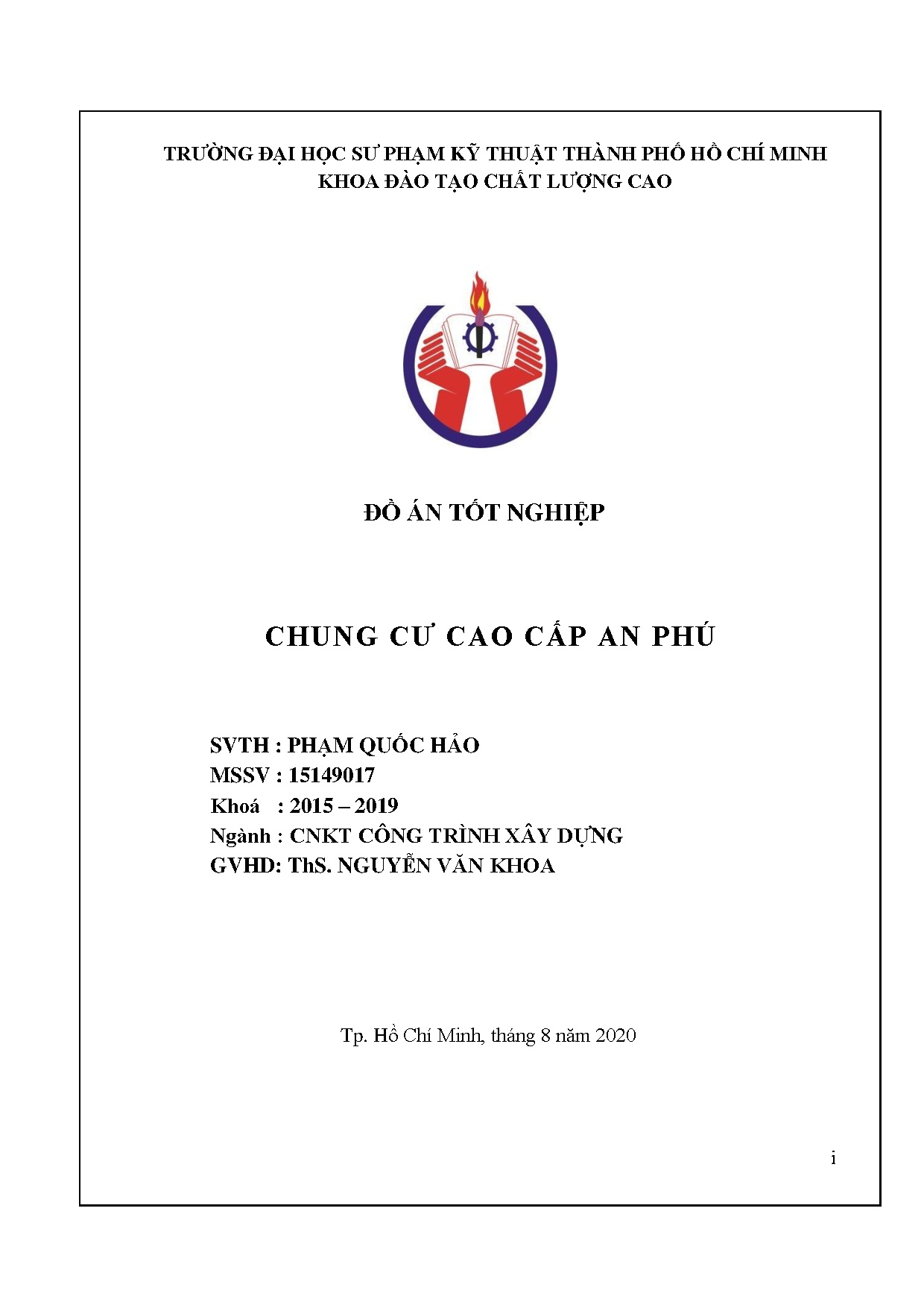 Đồ án tốt nghiệp - Chung cư cao cấp An Phú