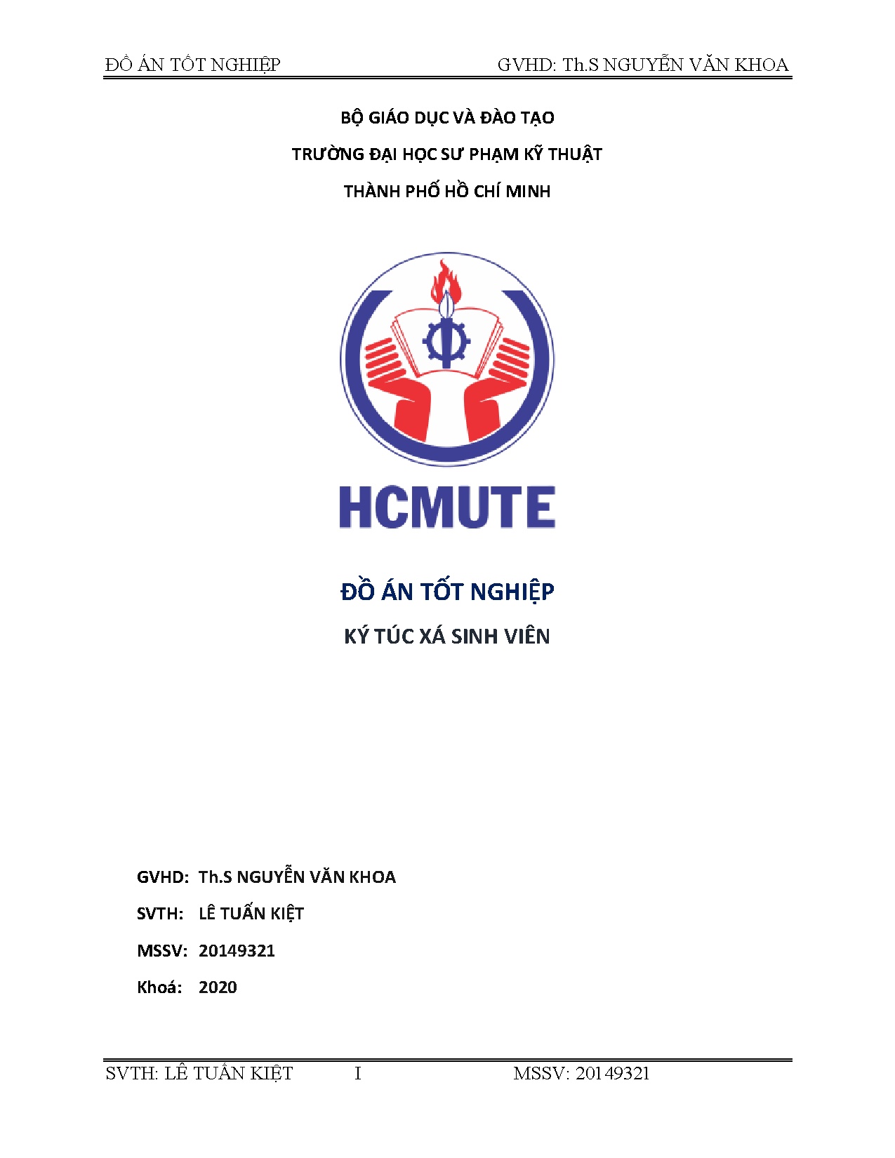 Đồ án tốt nghiệp - Ký túc xá sinh viên